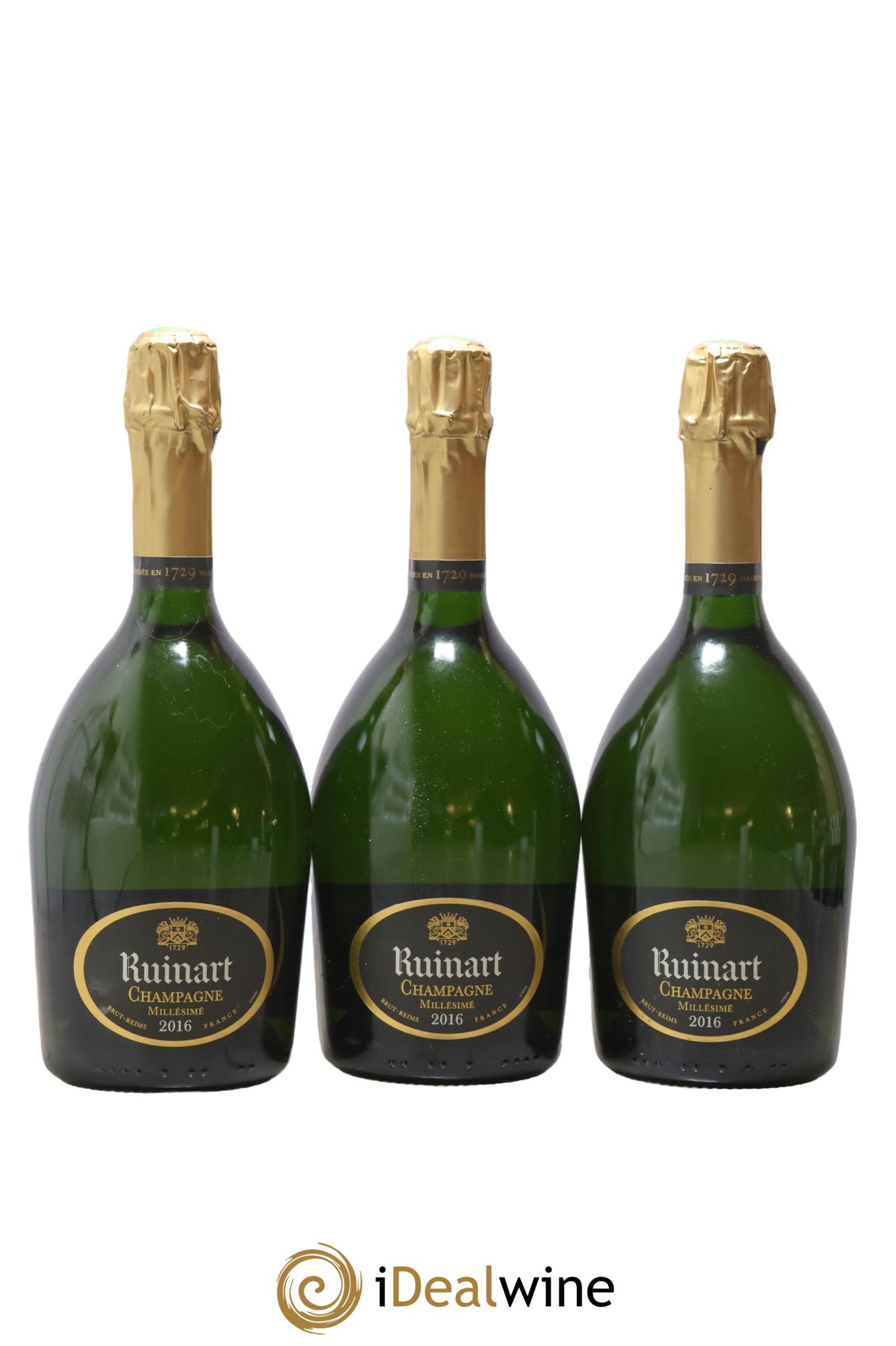 Brut Millésimé Ruinart 2016 - Lotto di 3 bottiglie - 0