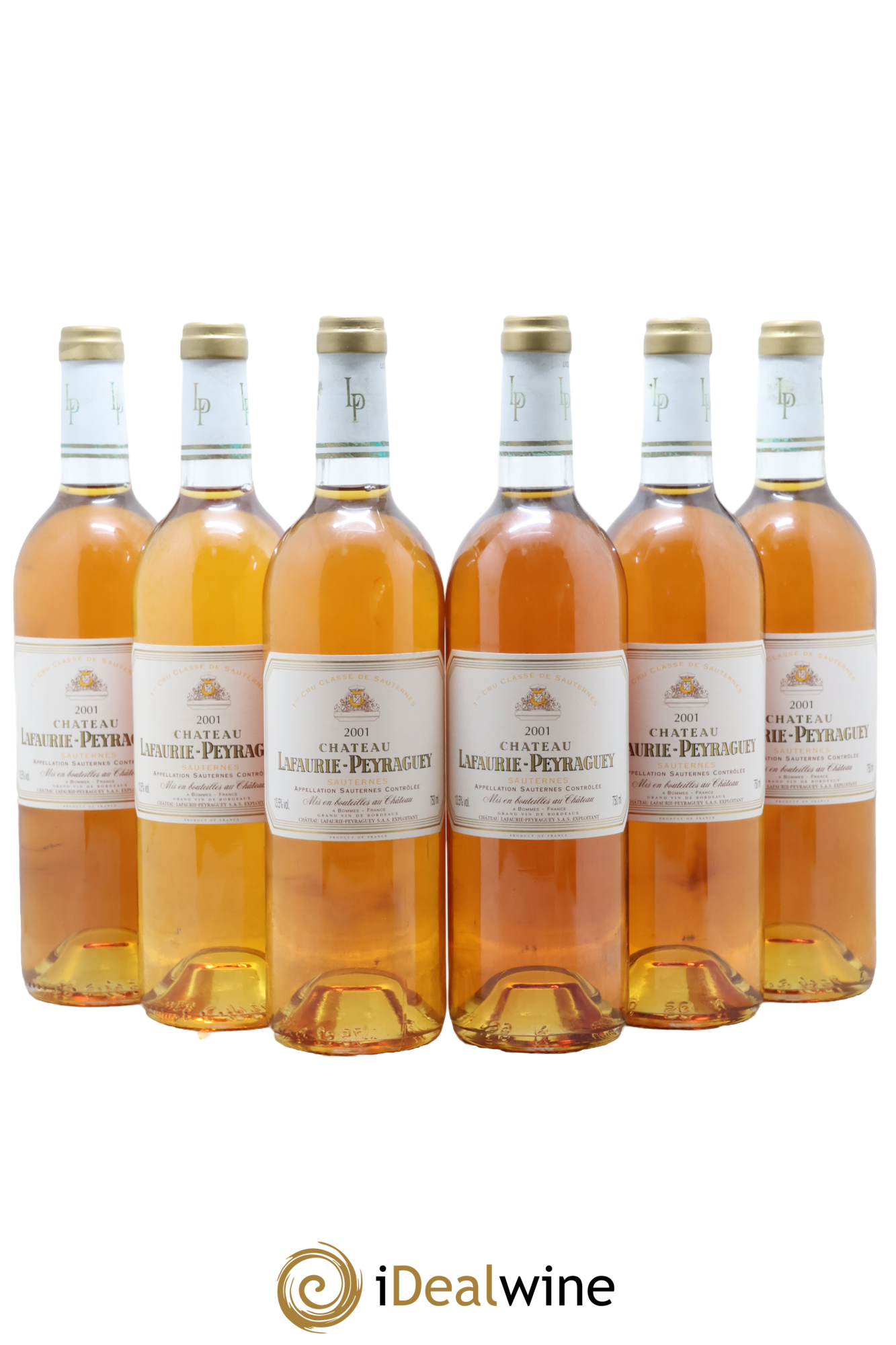 Château Lafaurie-Peyraguey 1er Grand Cru Classé 2001 - Lot de 6 bouteilles - 0