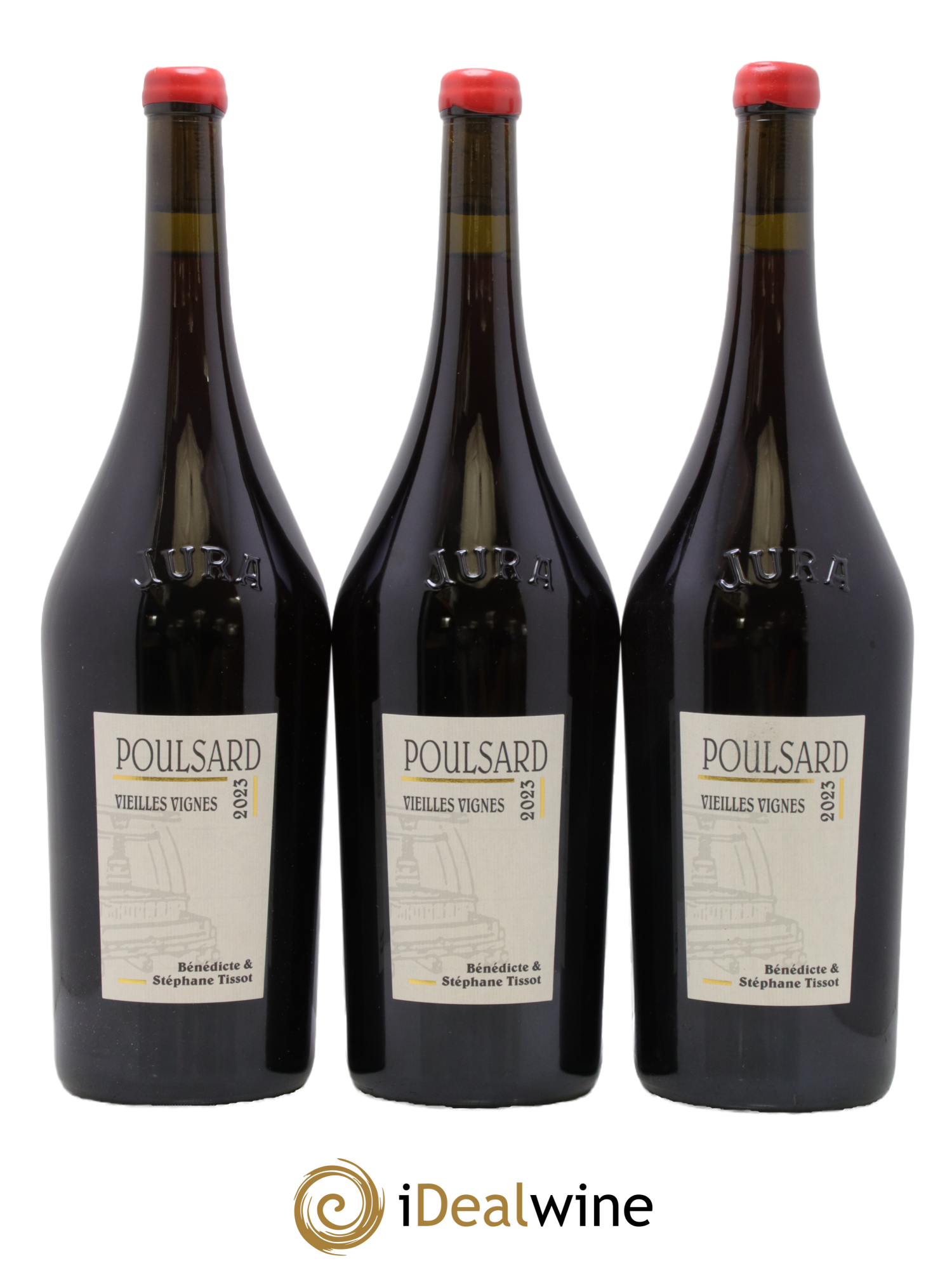 Arbois Poulsard Vieilles Vignes Bénédicte et Stéphane Tissot 2023 - Lot de 3 magnums - 0