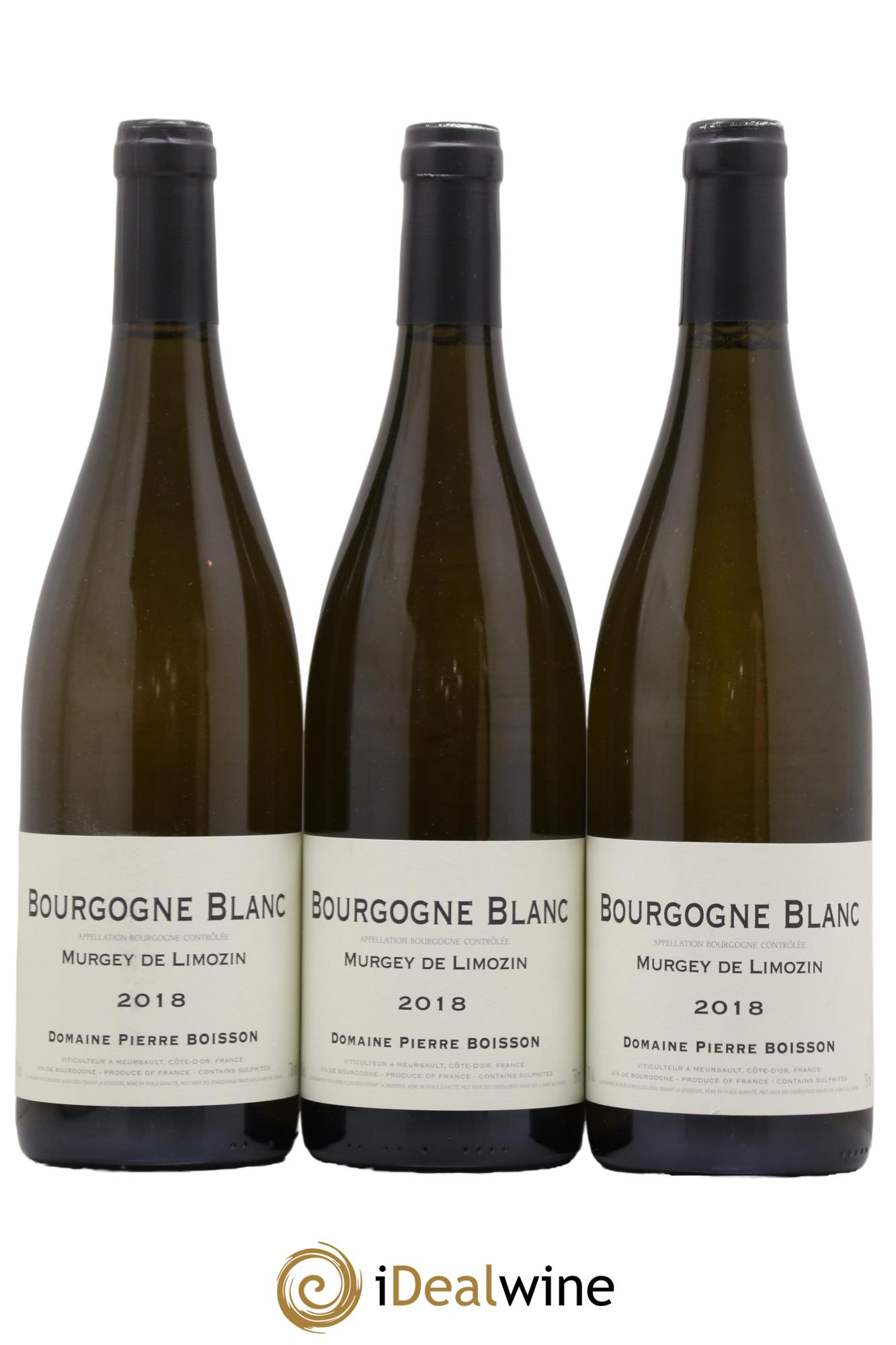 Bourgogne Murgey de Limozin Pierre Boisson (Domaine) 2018 - Lot de 3 bouteilles - 0