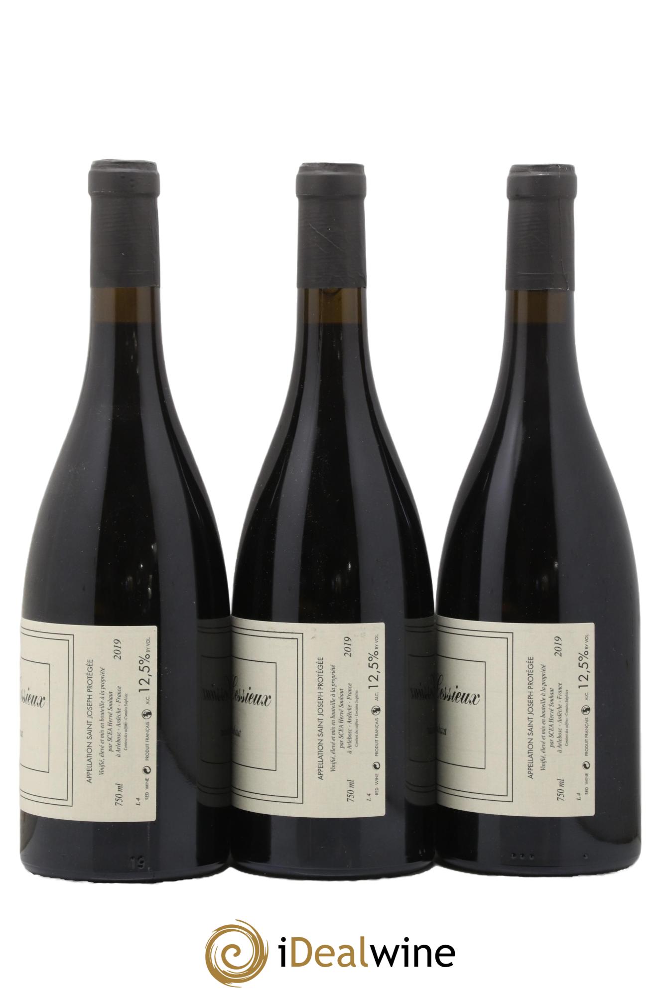 Saint-Joseph Clos des Cessieux Hervé Souhaut - Domaine Romaneaux-Destezet 2019 - Lot of 3 bottles - 1