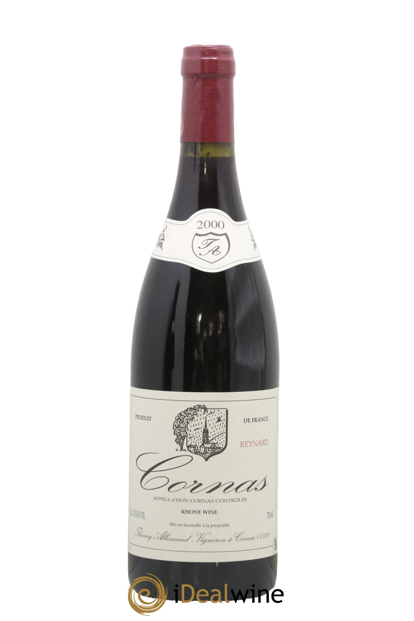Cornas Reynard Thierry Allemand 2000 - Lot de 1 bouteille - 0