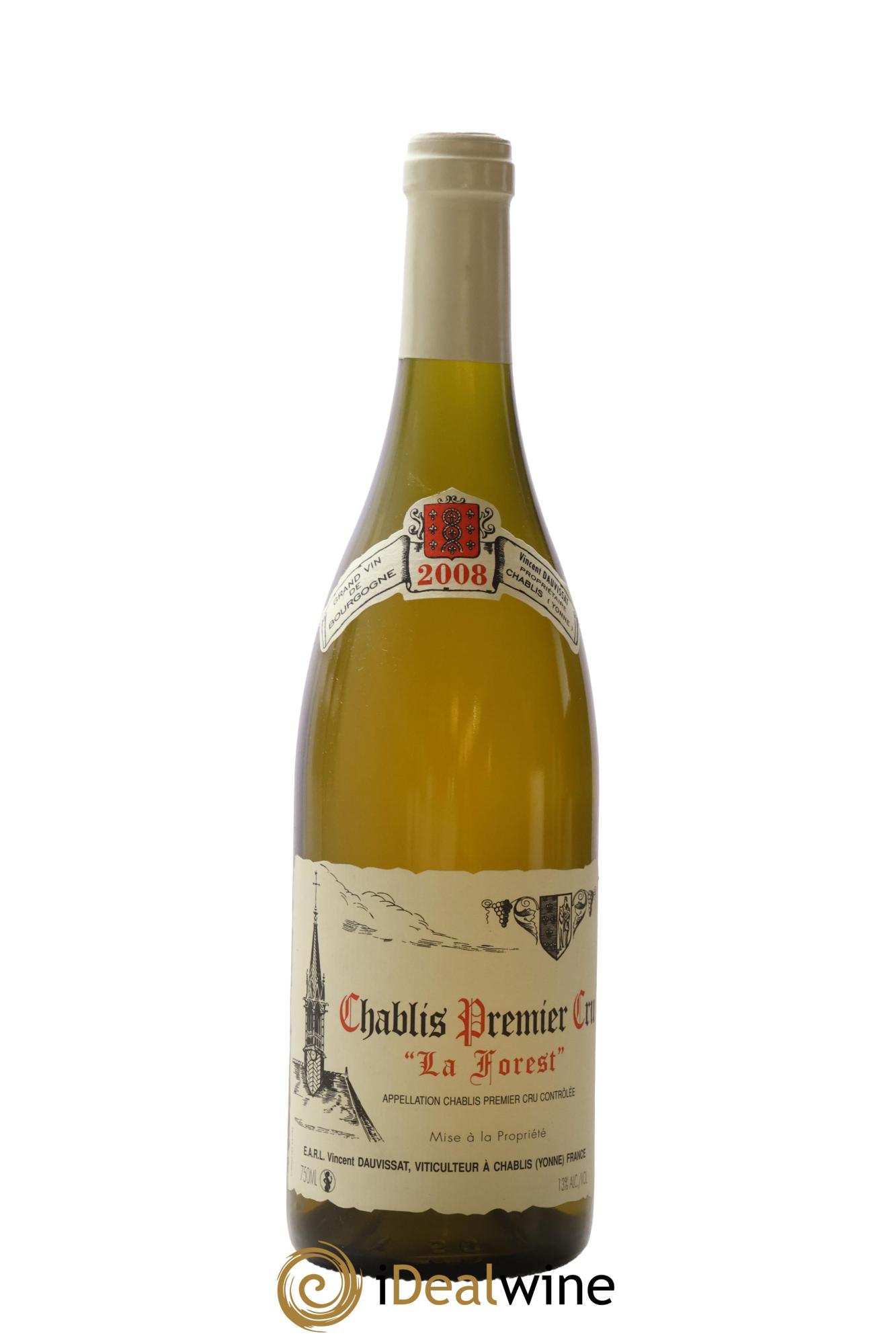 Chablis 1er Cru La Forest Vincent Dauvissat (Domaine) 2008 - Posten von 1 Flasche - 0