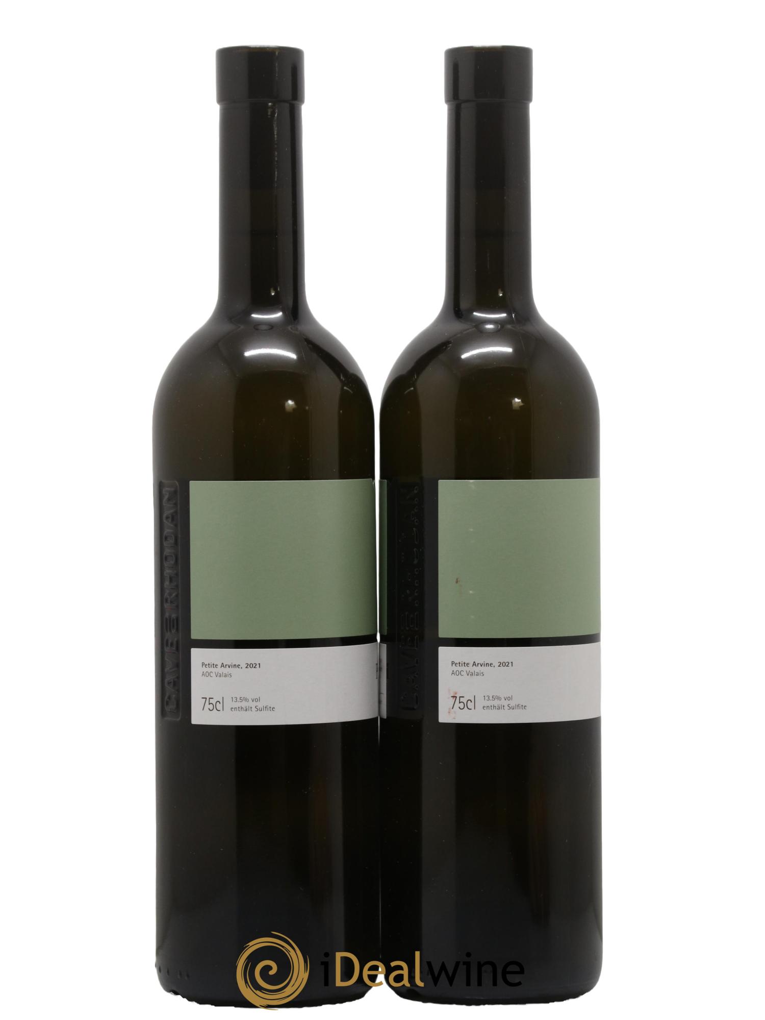 Valais Petite Arvine Cave de Rhodan 2021 - Lot de 2 bouteilles - 1