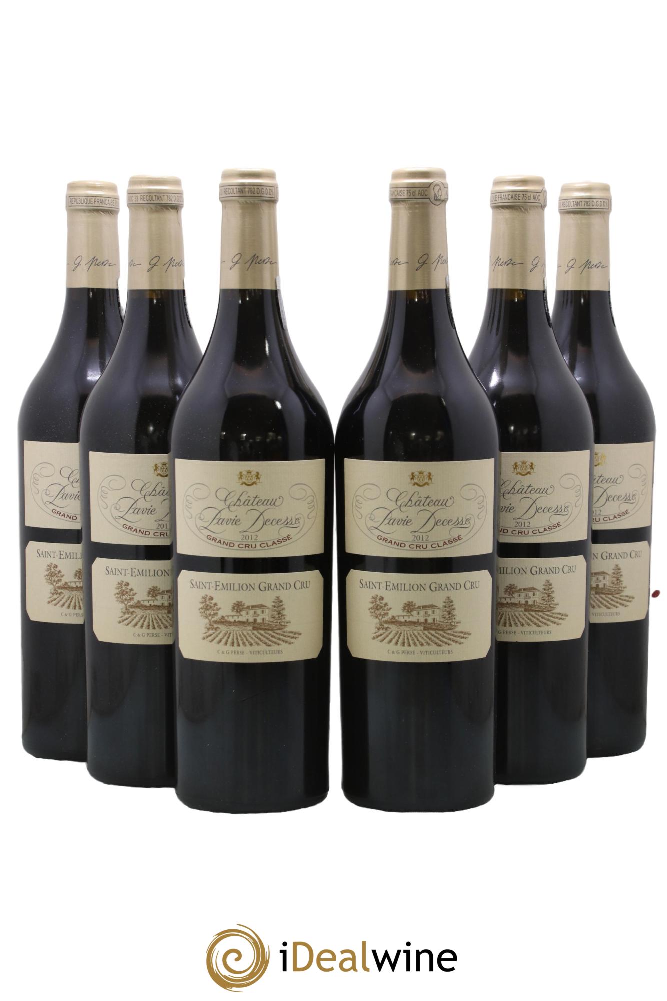 Château Pavie Decesse Grand Cru Classé  2012 - Lot of 6 bottles - 0