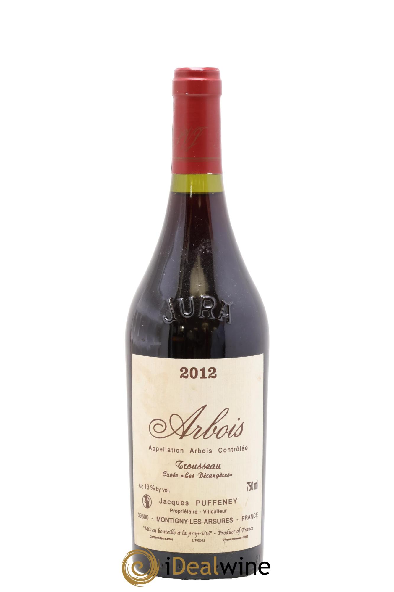 Arbois Trousseau Cuvée Les Bérangères Jacques Puffeney 2012 - Lotto di 1 bottiglia - 0