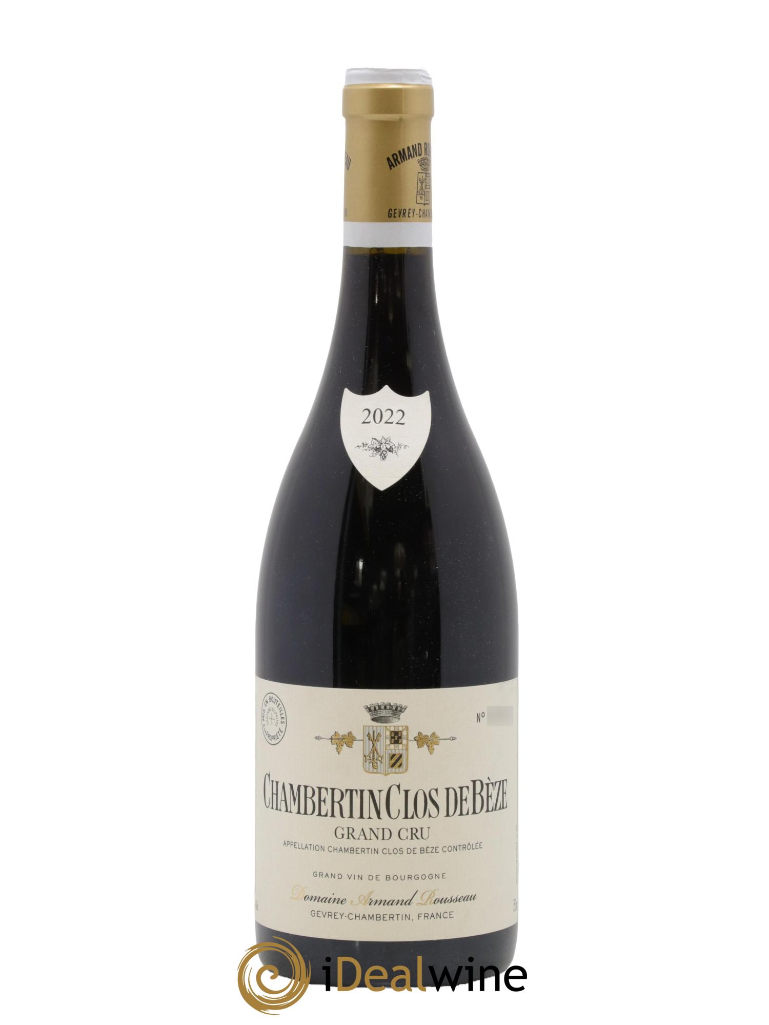 Chambertin Clos de Bèze Grand Cru Armand Rousseau (Domaine) 2022 - Lotto di 1 bottiglia - 0