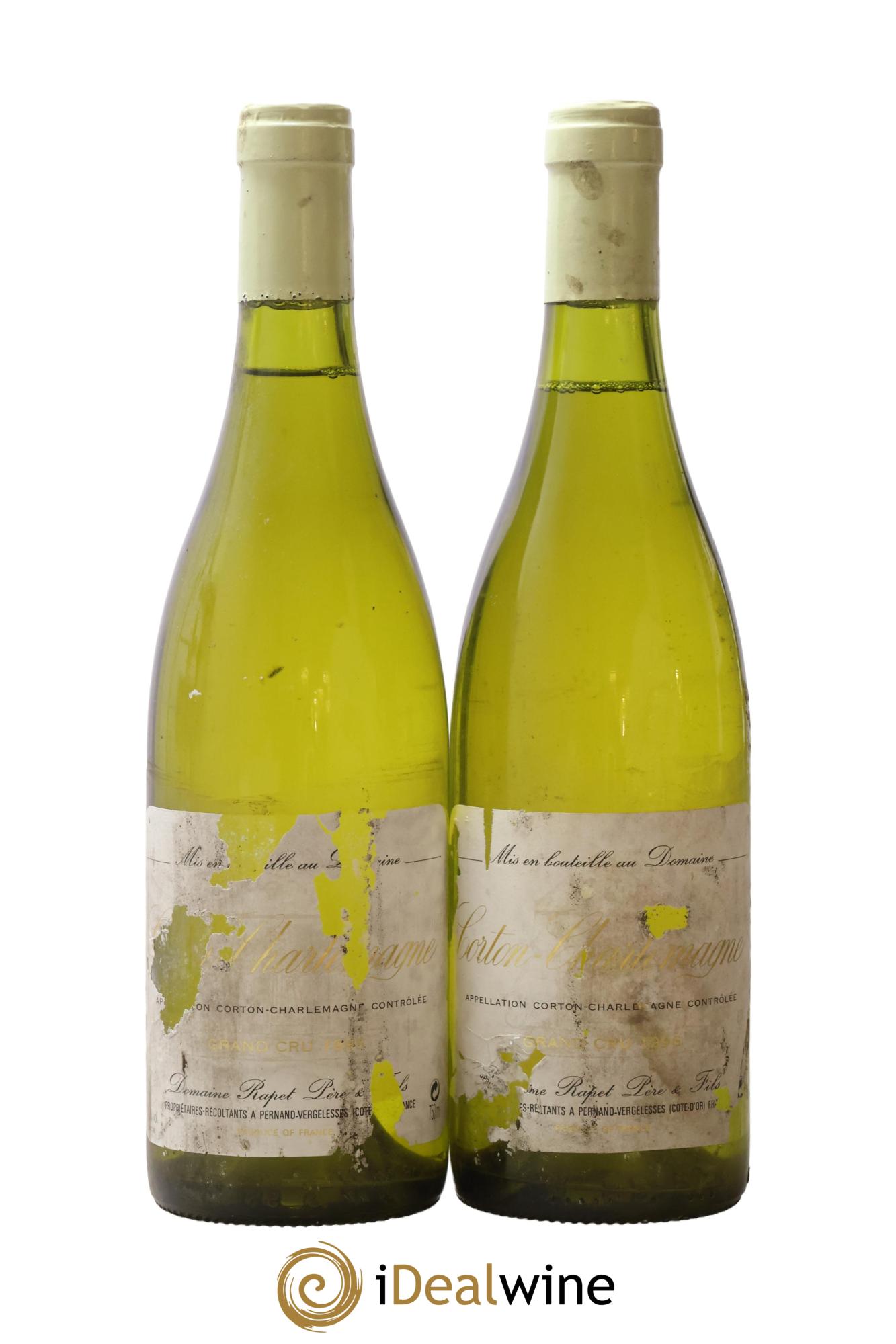 Corton-Charlemagne Grand Cru Rapet Père & Fils 1996 - Lot de 2 bouteilles - 0