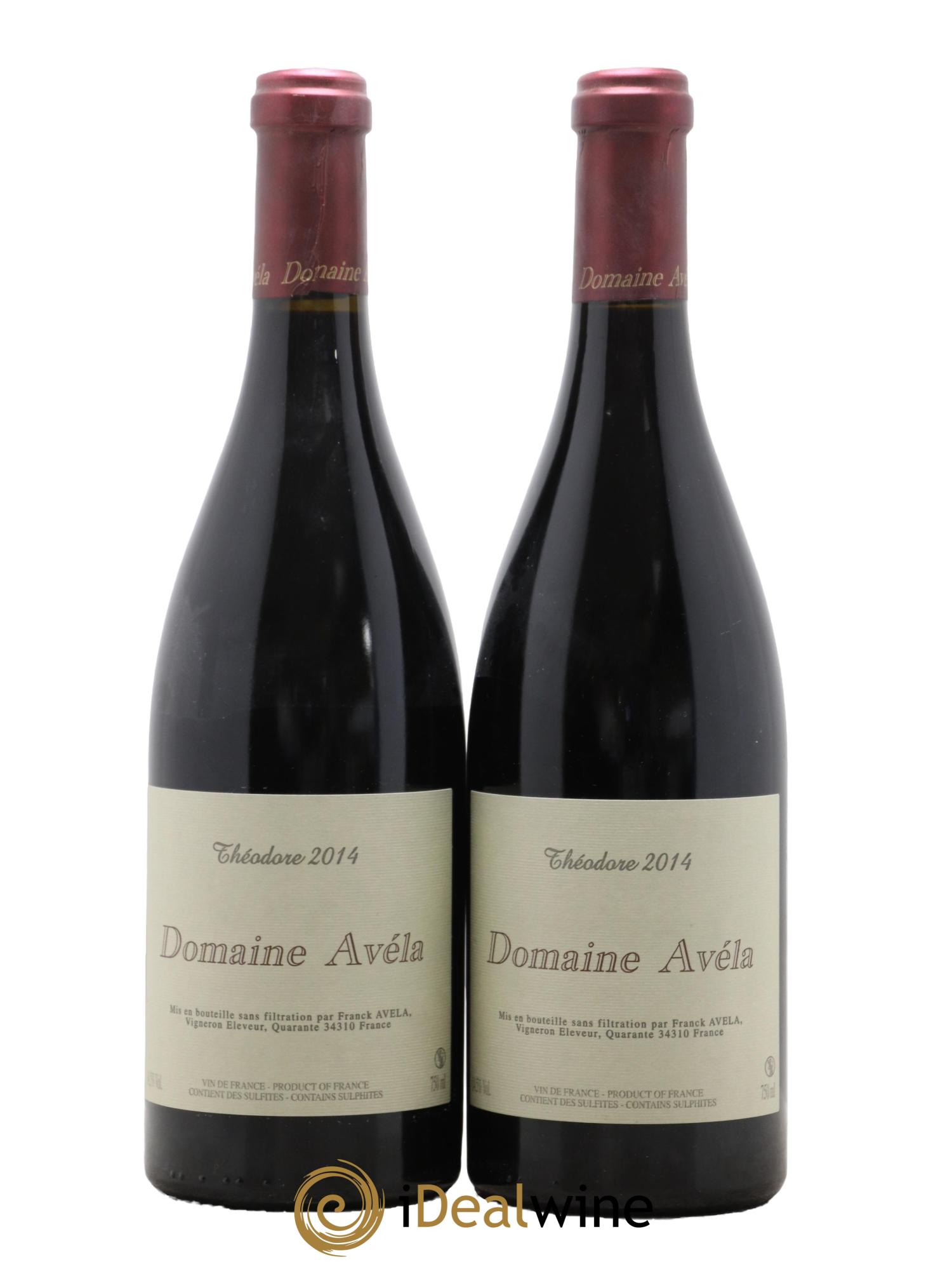 Vin de France Théodore Avéla 2014 - Lot de 2 bouteilles - 0
