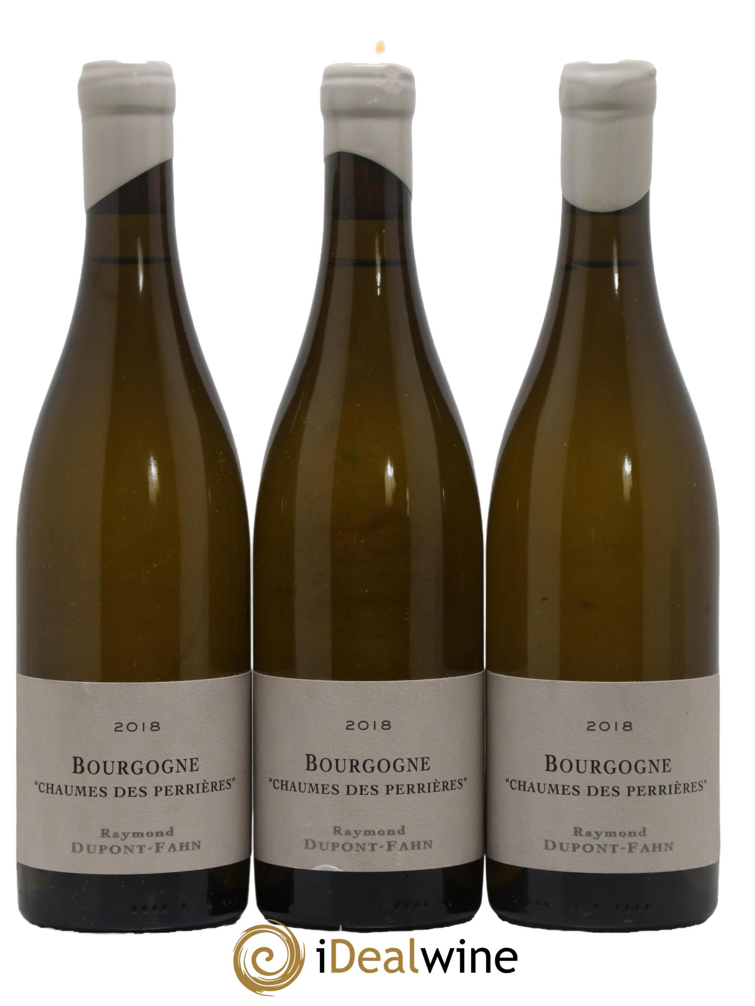 Bourgogne Chaumes des Perrières Domaine Dupont-Fahn 2018 - Lot de 3 bouteilles - 0