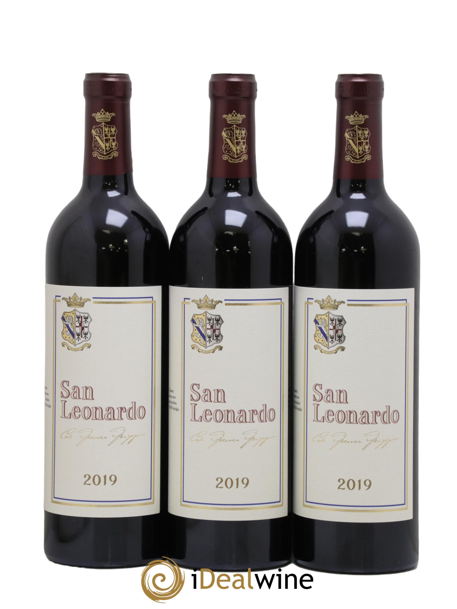 Italie Vigneti Delle Dolomiti Tenuta San Leonardo 2019 - Lot of 3 bottles - 0