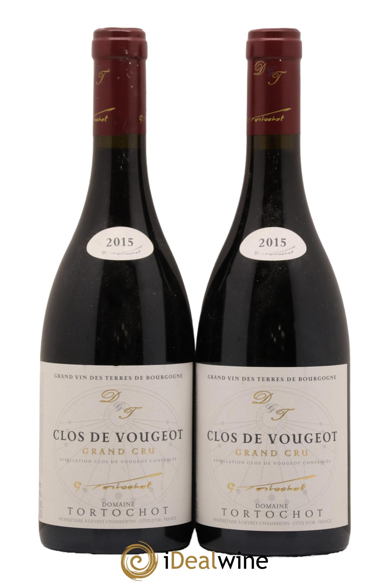 Clos de Vougeot Grand Cru Tortochot (Domaine) 2015 - Lot de 2 bouteilles - 0