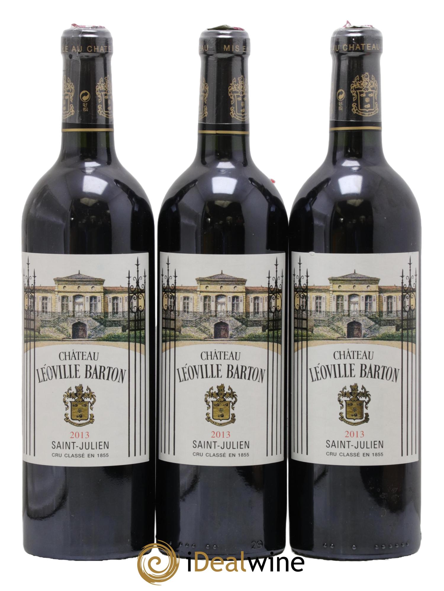 Château Léoville Barton 2ème Grand Cru Classé 2013 - Lot de 3 bouteilles - 0