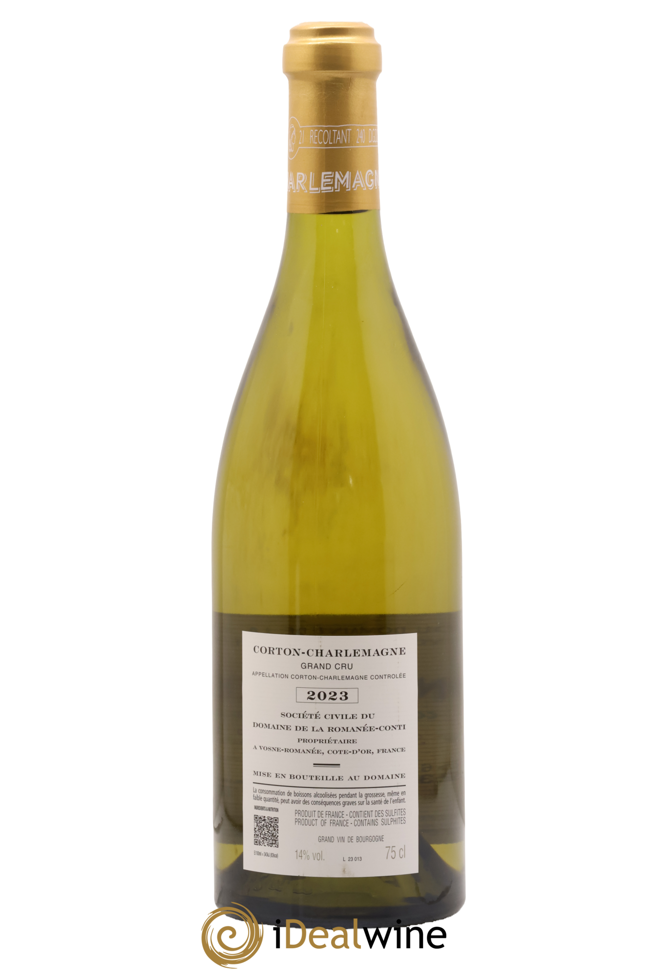 Corton-Charlemagne Grand Cru Domaine de la Romanée-Conti 2023 - Lot of 1 bottle - 1