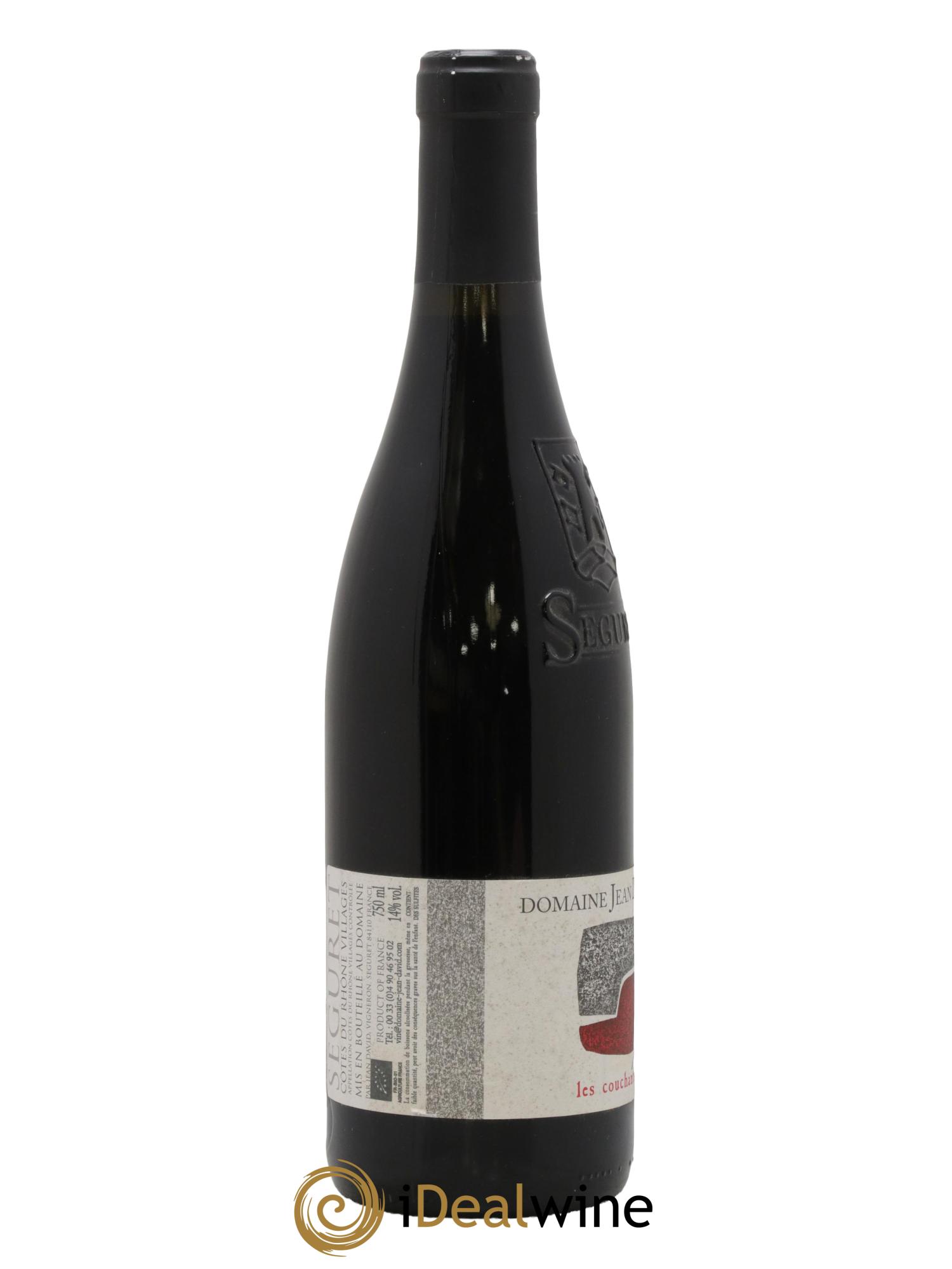 Côtes-du-Rhône Village Seguret Les Couchants Domaine Jean David 2014 - Lot de 1 bouteille - 1