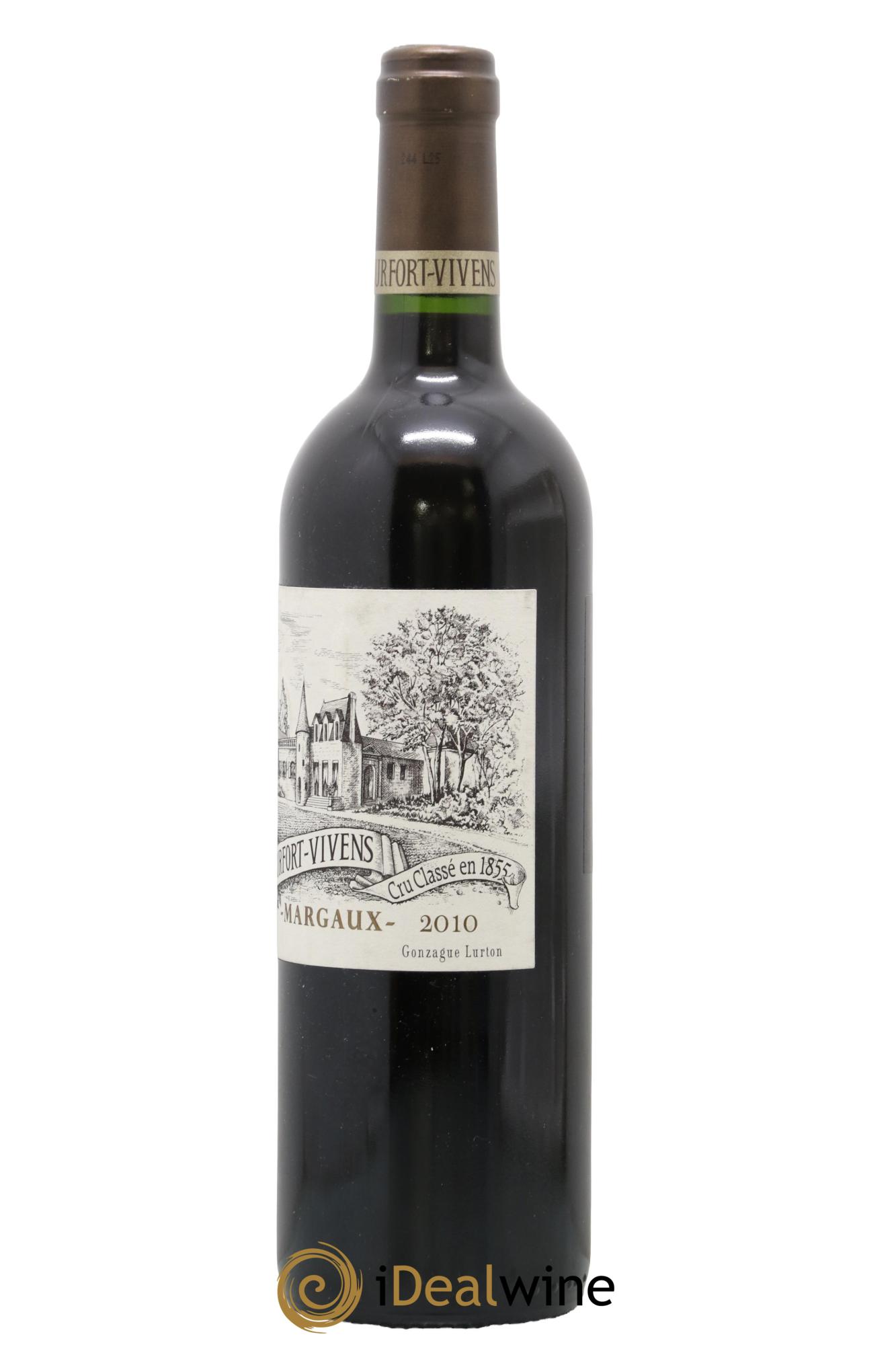 Château Durfort Vivens 2ème Grand Cru Classé 2010 - Lot of 1 bottle - 1