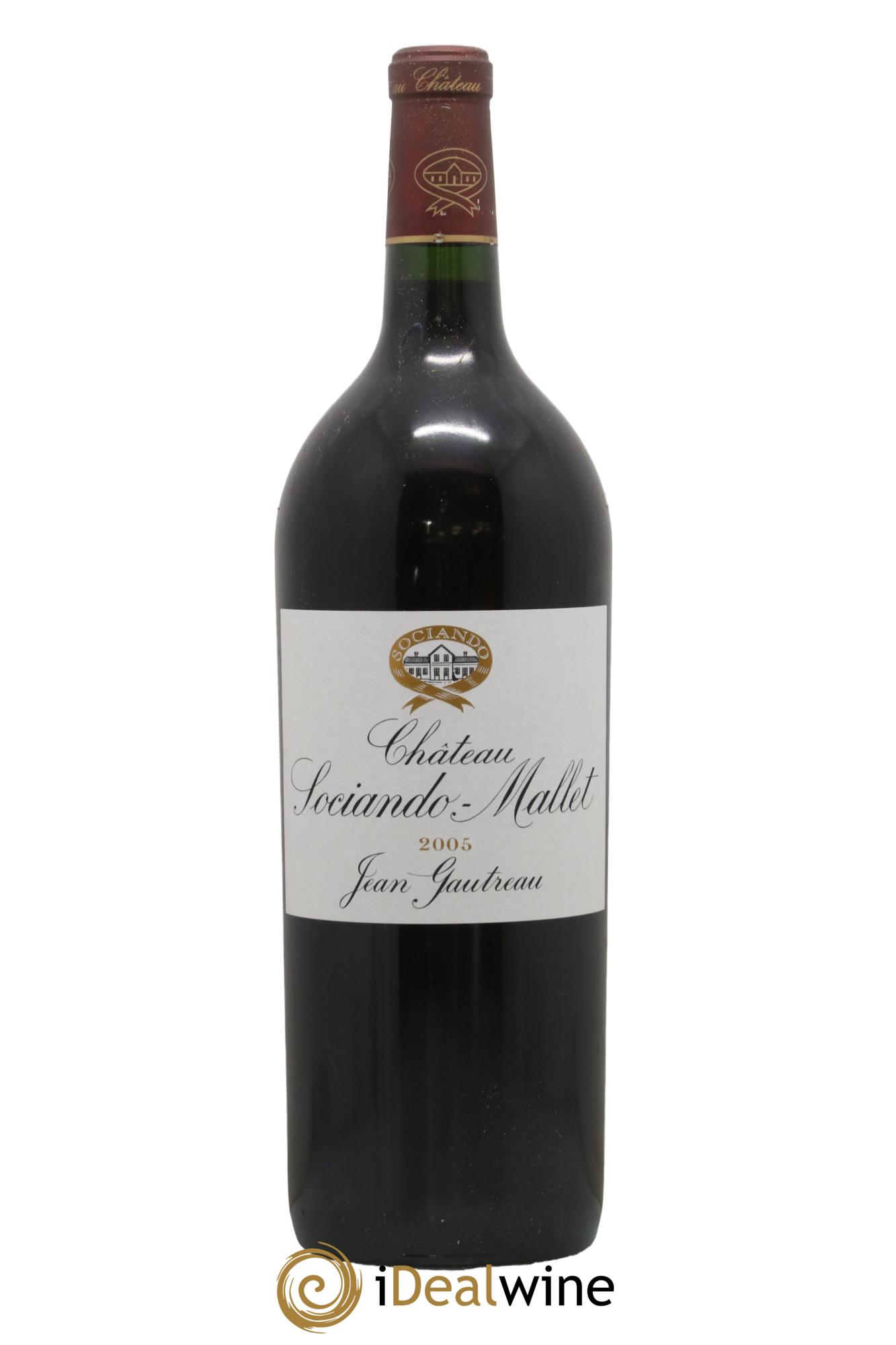 Château Sociando Mallet  2005 - Lot de 1 magnum - 0