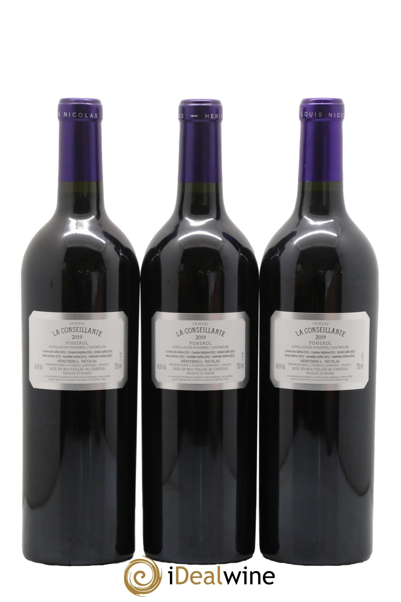 Château la Conseillante 2019 - Lot of 6 bottles - 4