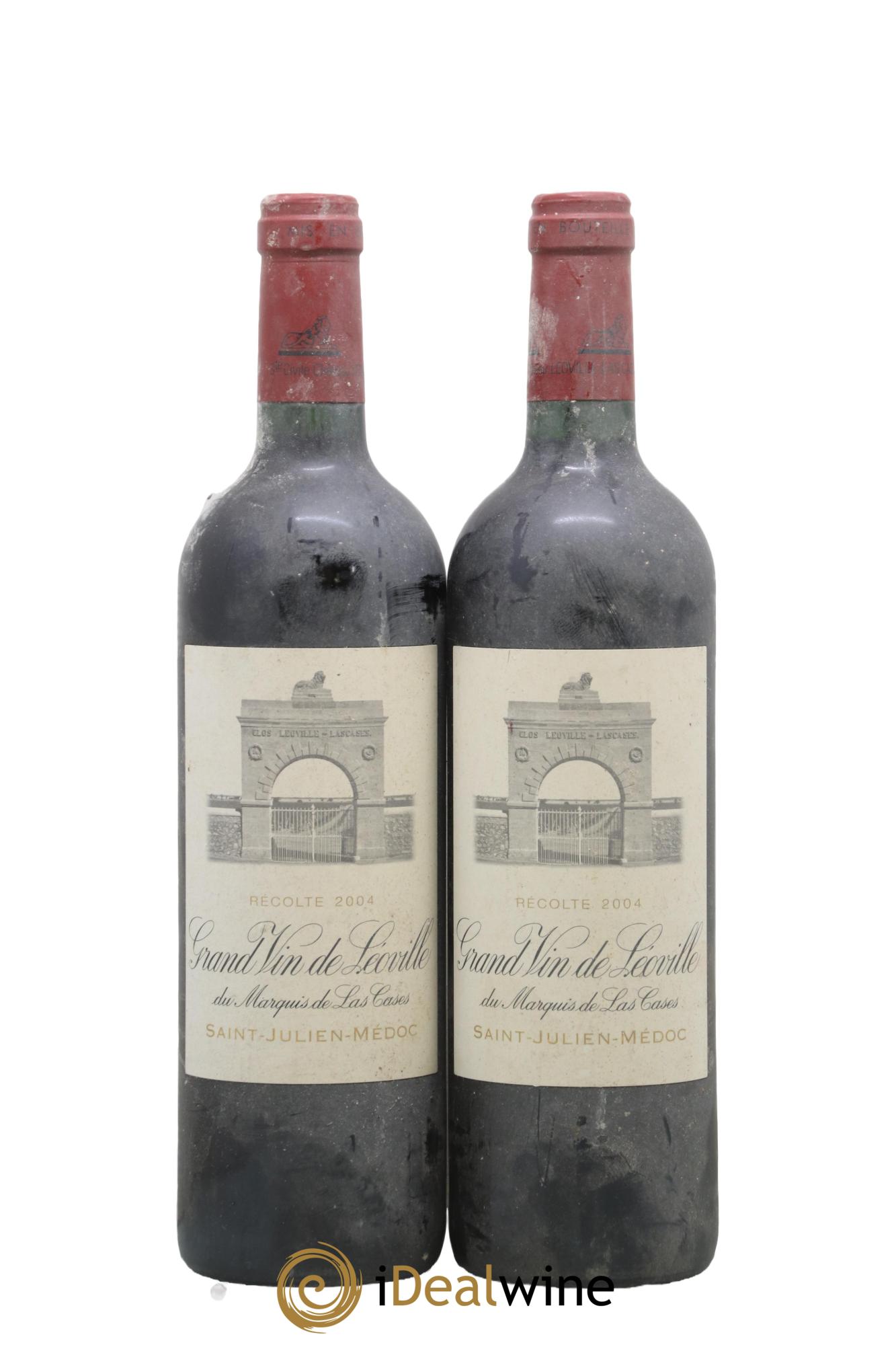 Château Léoville Las Cases 2ème Grand Cru Classé 2004 - Lot de 2 bouteilles - 0