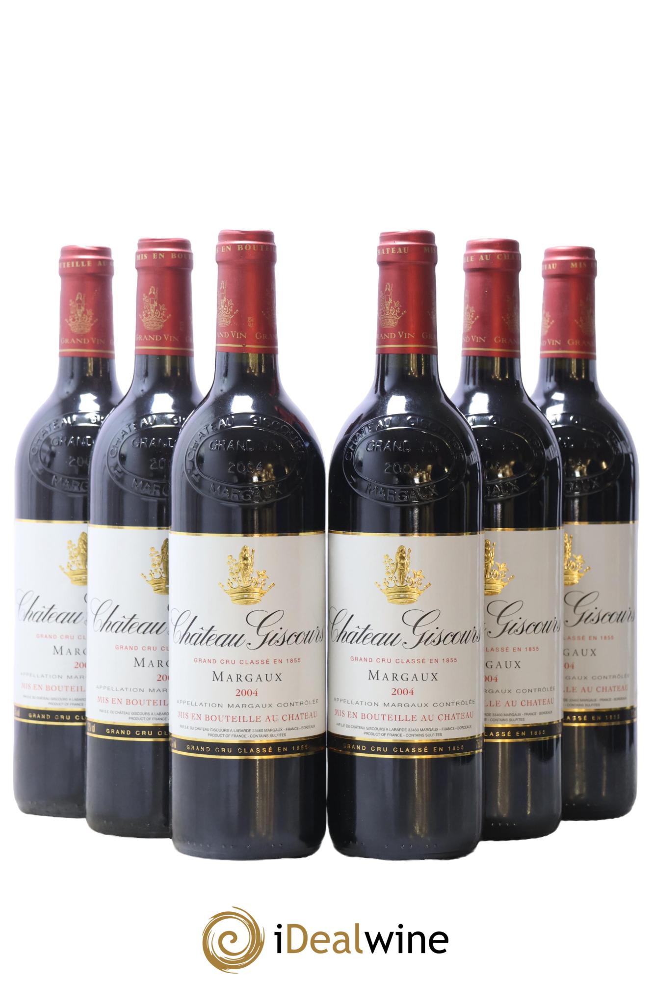 Château Giscours 3ème Grand Cru Classé 2004 - Lot de 6 bouteilles - 0