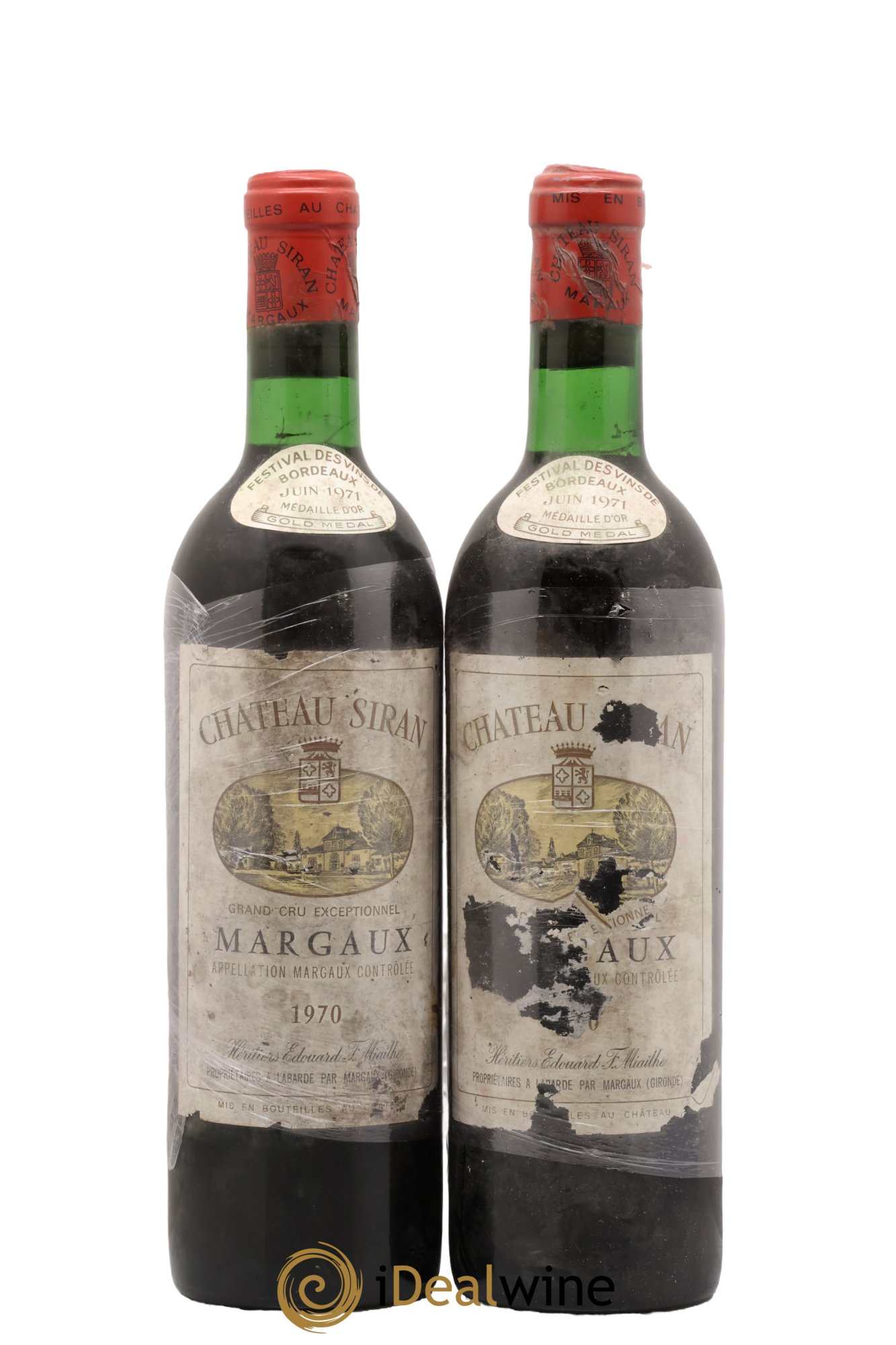 Château Siran 1970 - Lot de 2 bouteilles - 0