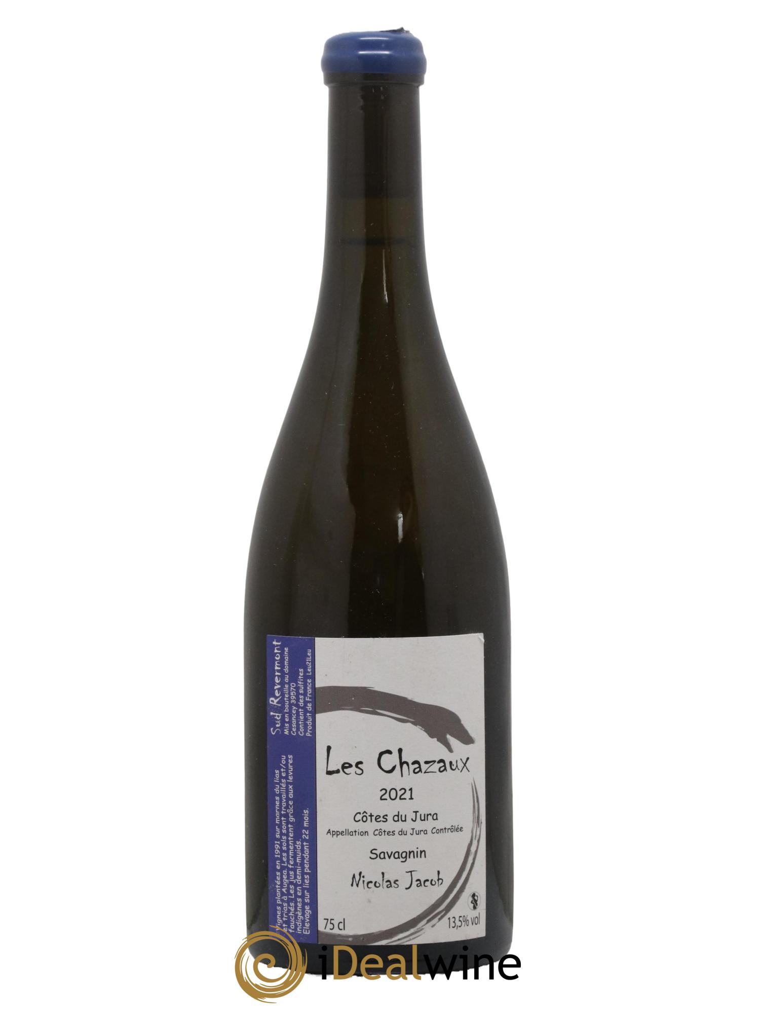 Côtes du Jura Savagnin Les Chazaux Nicolas Jacob 2021 - Lot de 1 bouteille - 0