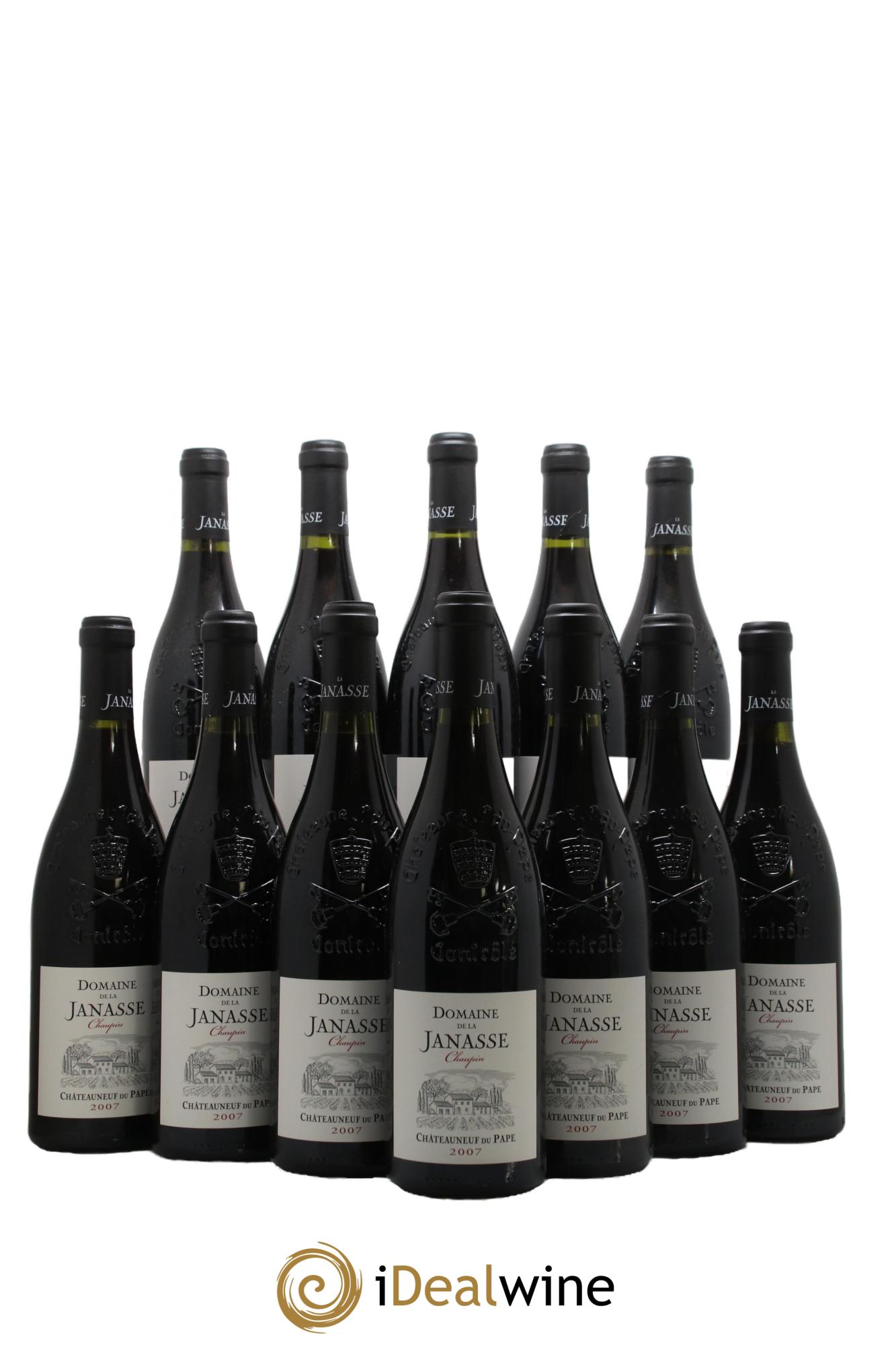 Châteauneuf-du-Pape Cuvée Chaupin La Janasse (Domaine de) 2007 - Lot de 12 bouteilles - 0