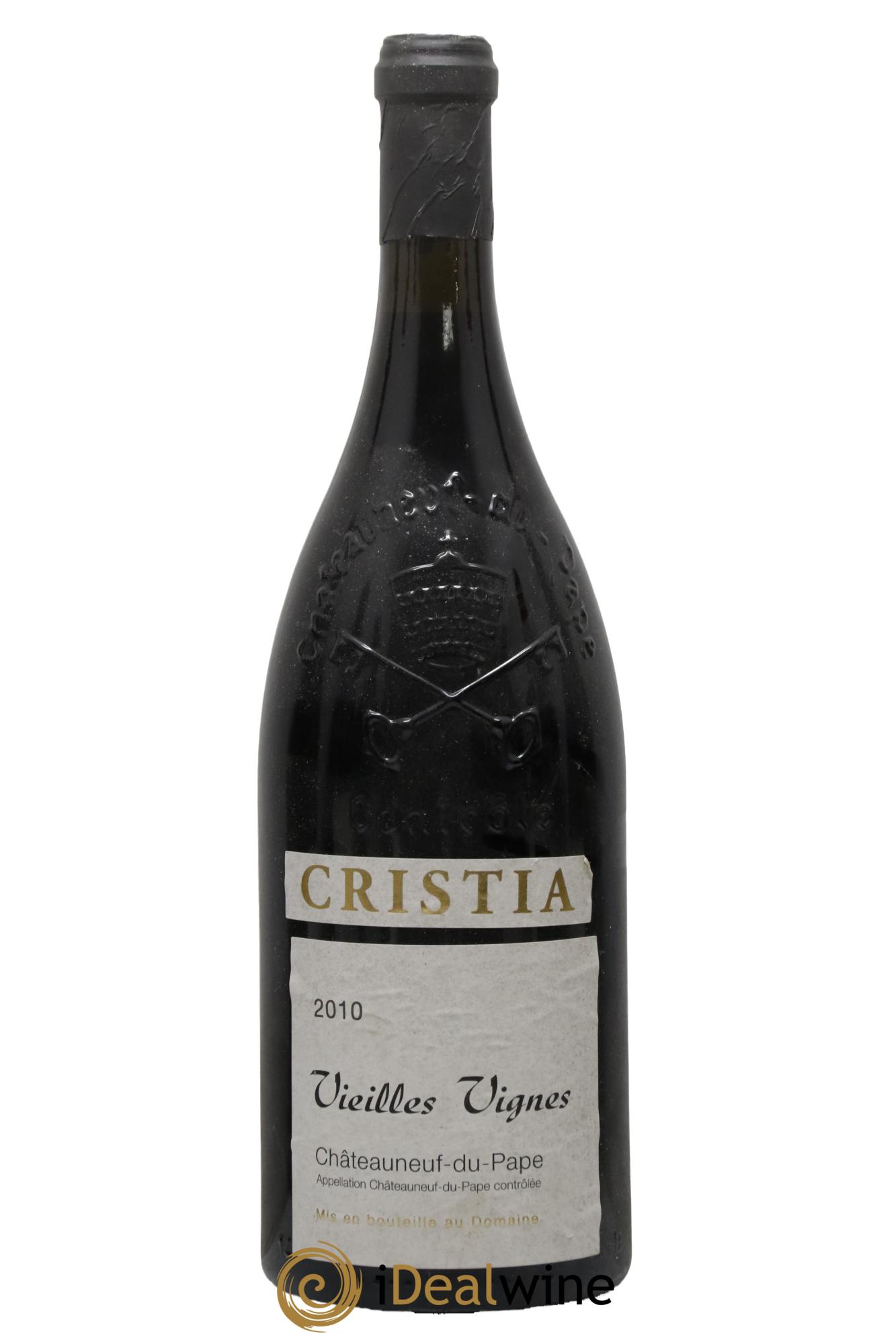 Châteauneuf-du-Pape Domaine de Cristia Vieilles Vignes 2010 - Lot de 1 magnum - 0