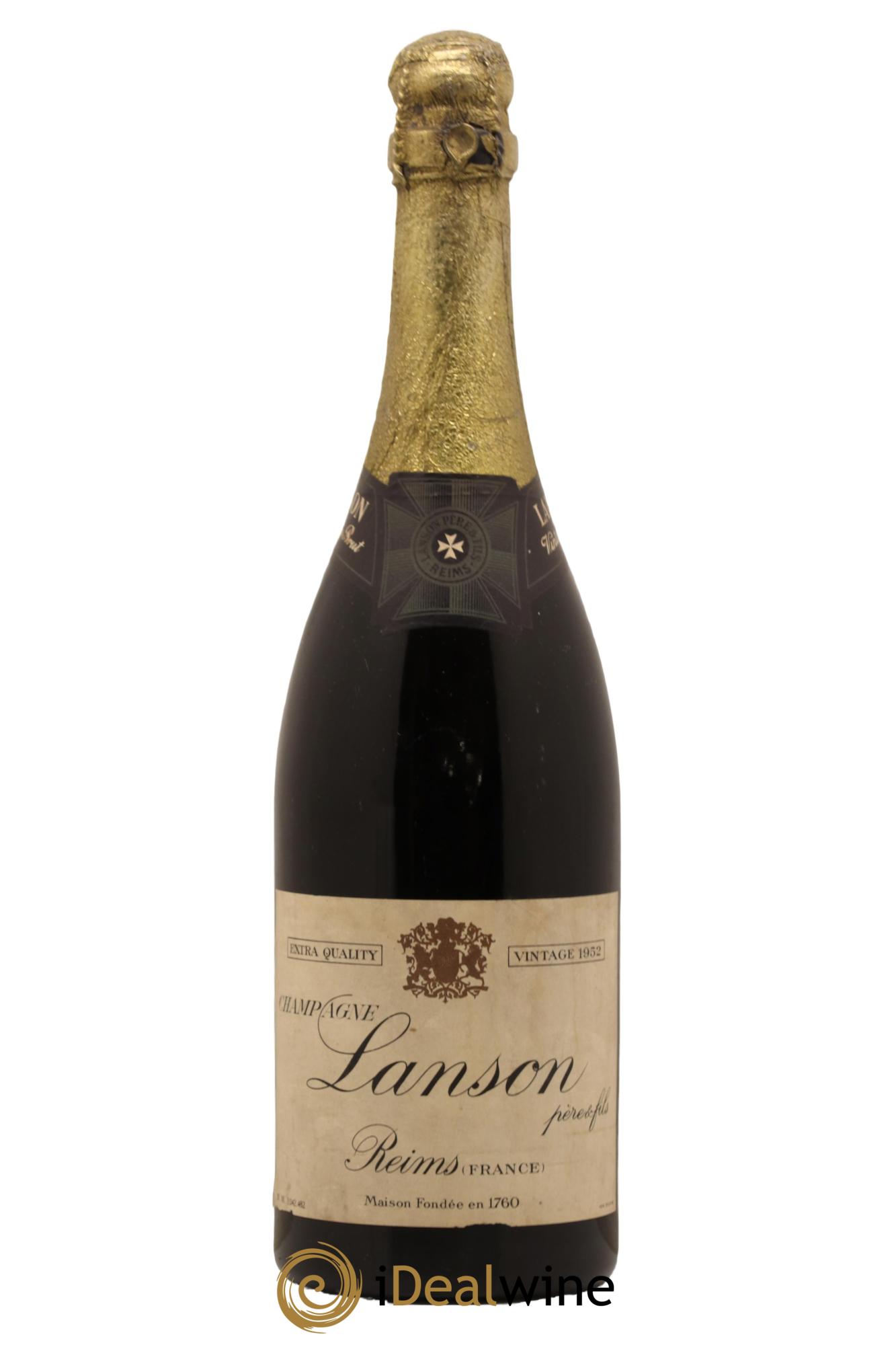 Brut Lanson 1952 - Lot de 1 bouteille - 0