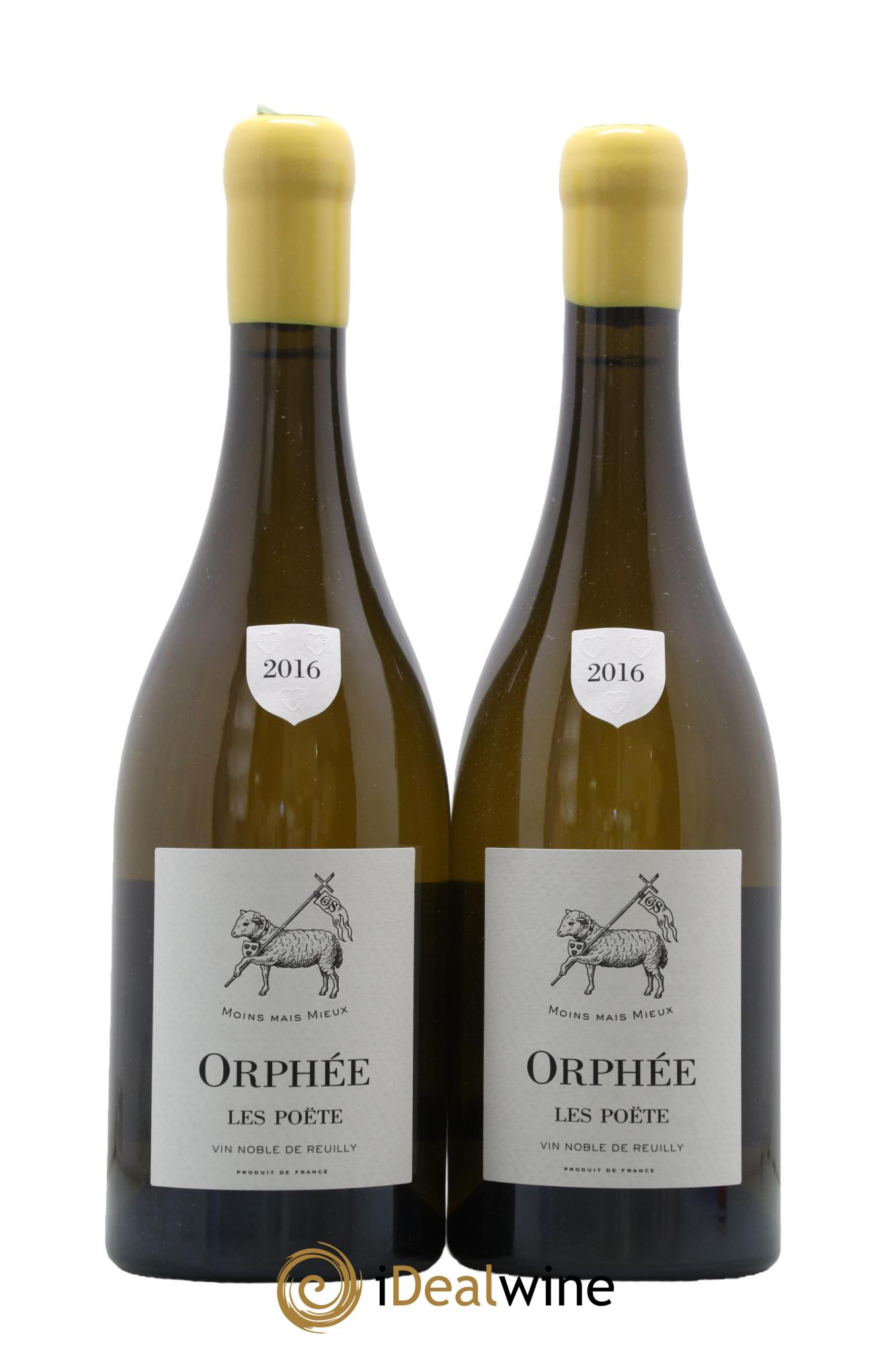 Vin de France (anciennement Reuilly) Orphée Les Poëte 2016 - Lot de 2 bouteilles - 0