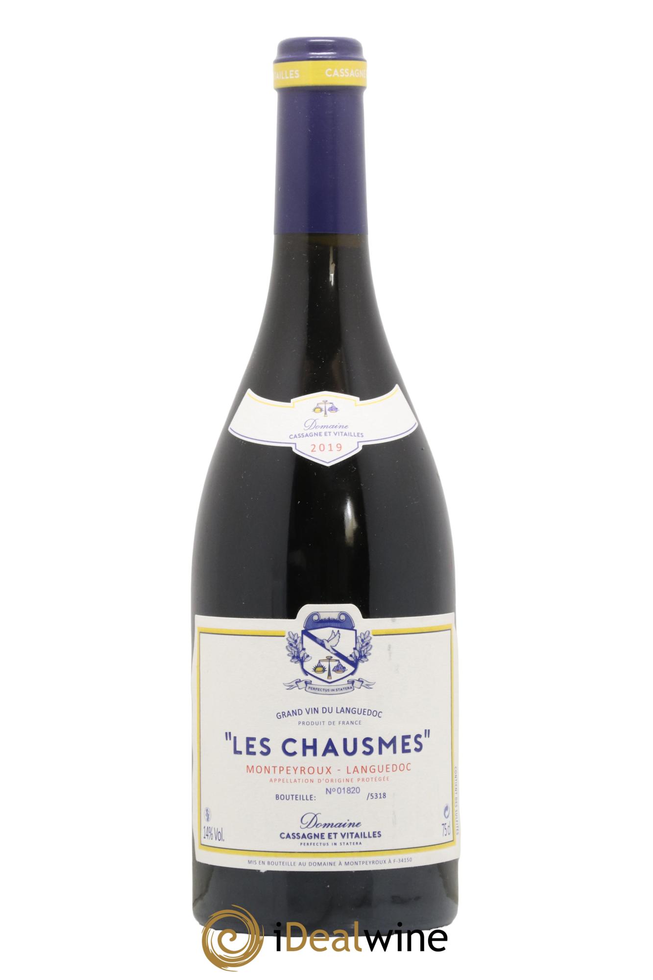 Coteaux du Languedoc Montpeyroux Chausmes Domaine Cassagne Et Vitailles 2019 - Lot de 1 bouteille - 0