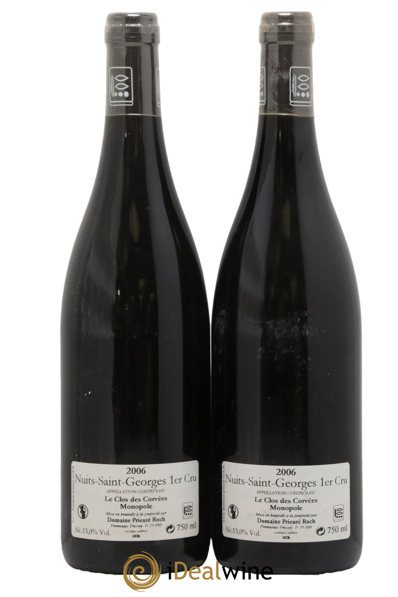 Nuits-Saint-Georges 1er Cru Le Clos des Corvées Prieuré Roch 2006 - Lot de 2 bouteilles - 1