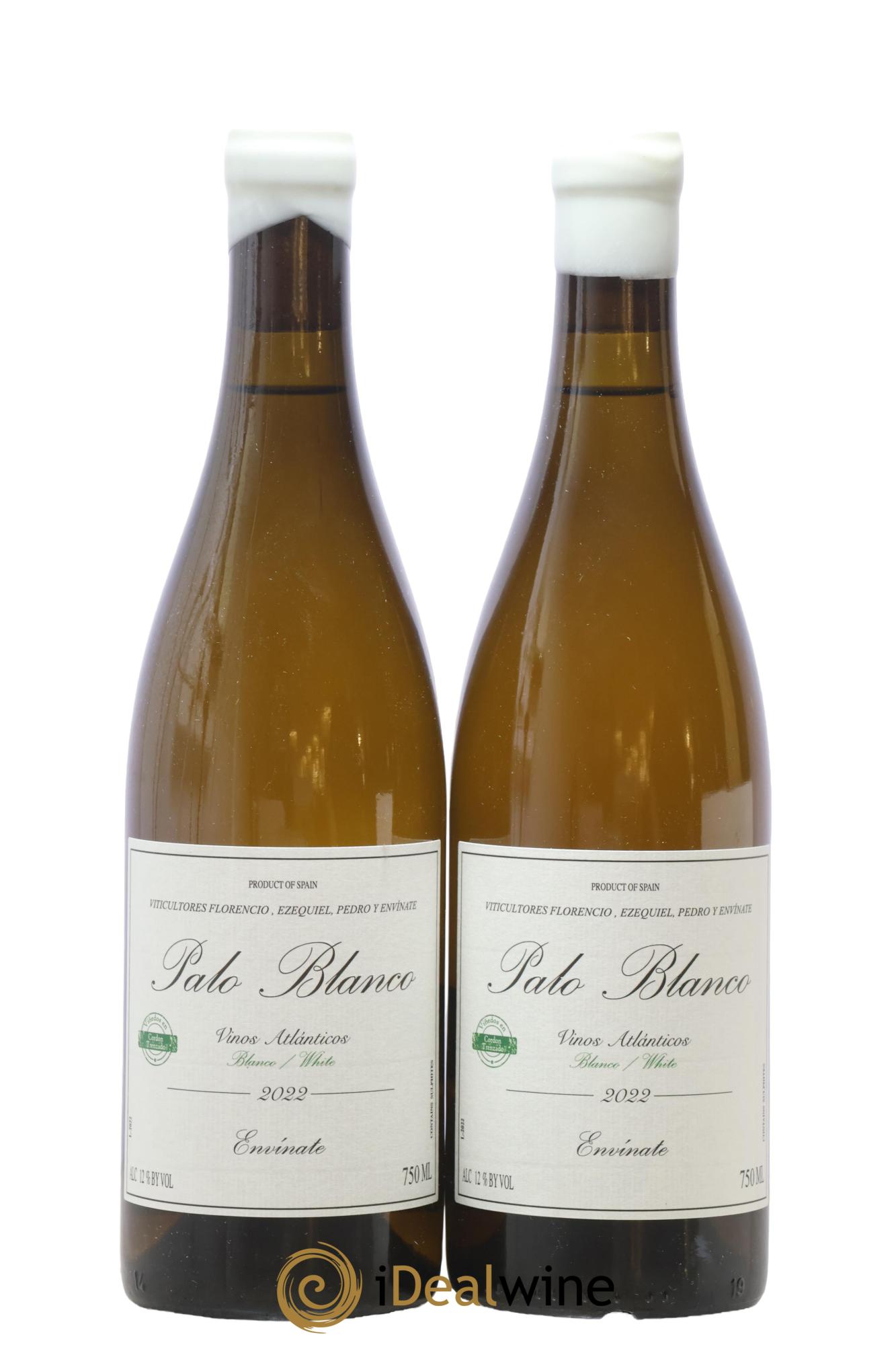 Vinos Atlánticos Palo Blanco Envinate 2022 - Lot de 2 bouteilles - 0
