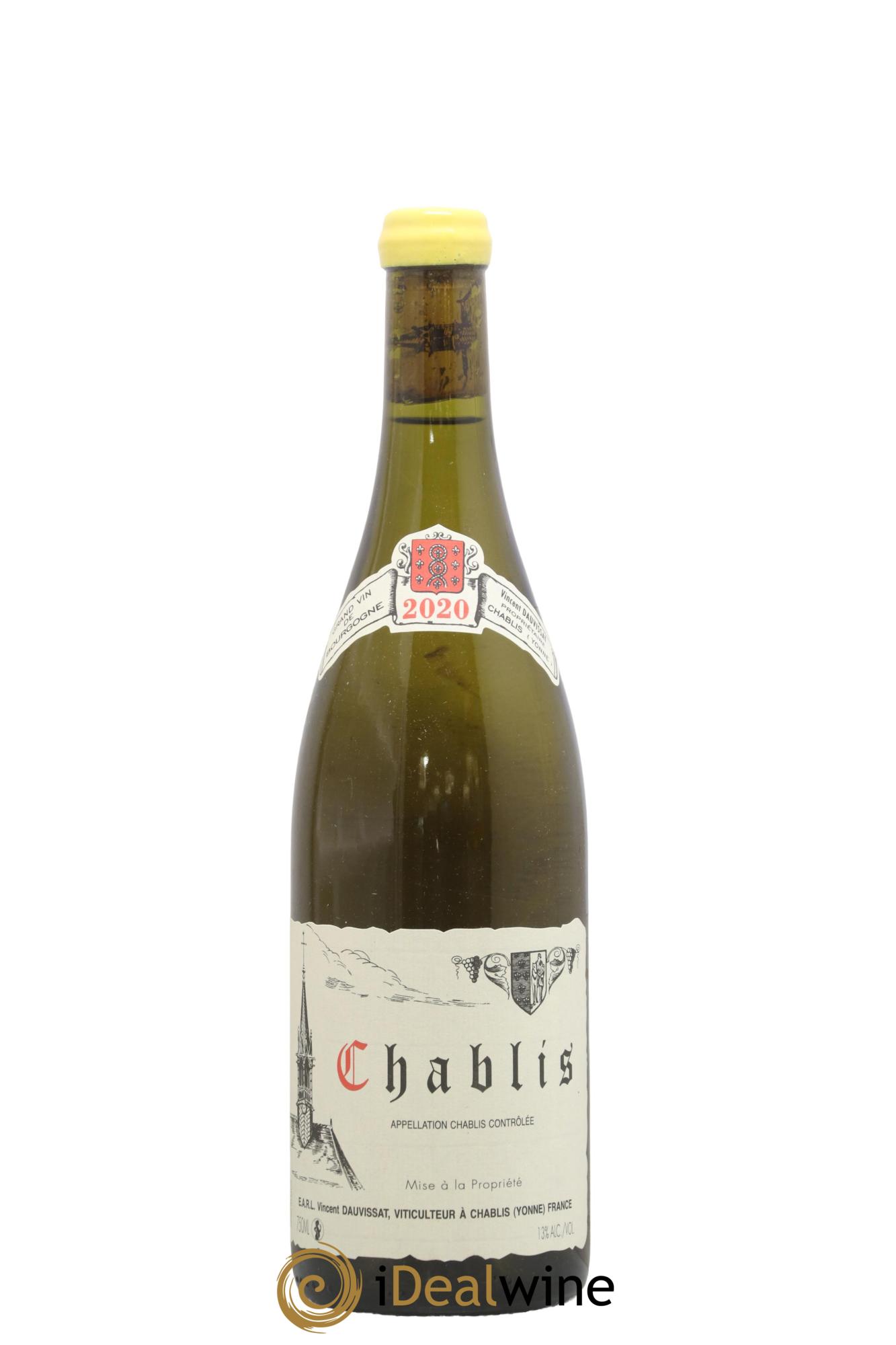 Chablis Vincent Dauvissat (Domaine) 2020 - Lot of 1 bottle - 0