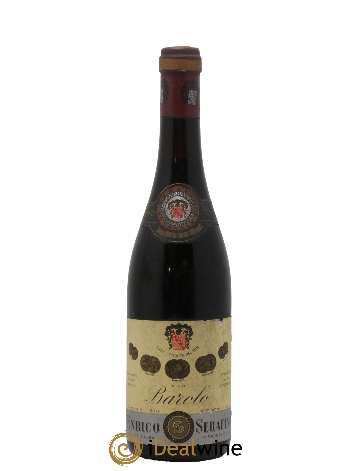 Barolo Enrico Serafino 1961 - Posten von 1 Flasche - 0