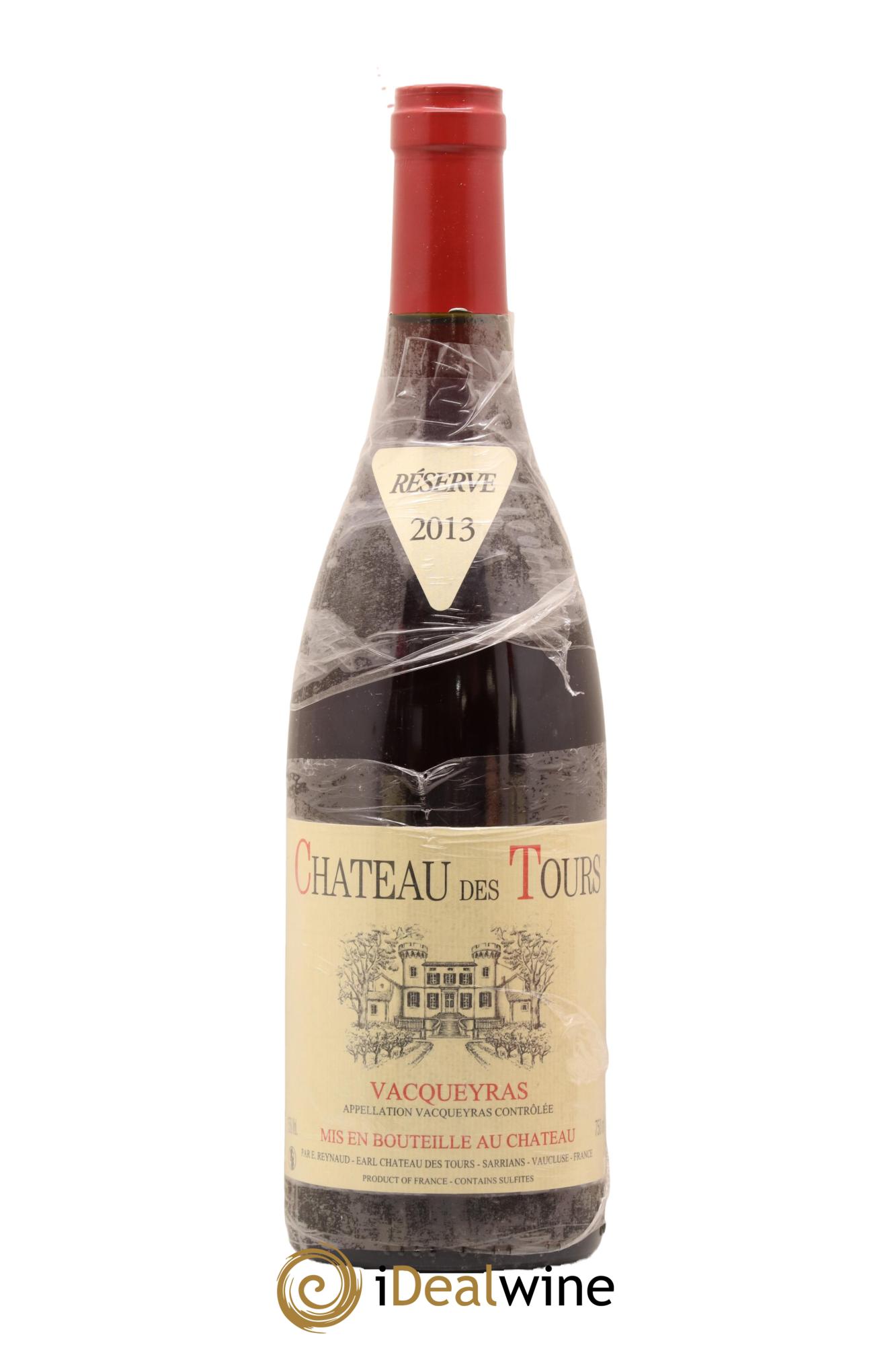 Vacqueyras Château des Tours Emmanuel Reynaud 2013 - Lot de 1 bouteille - 0