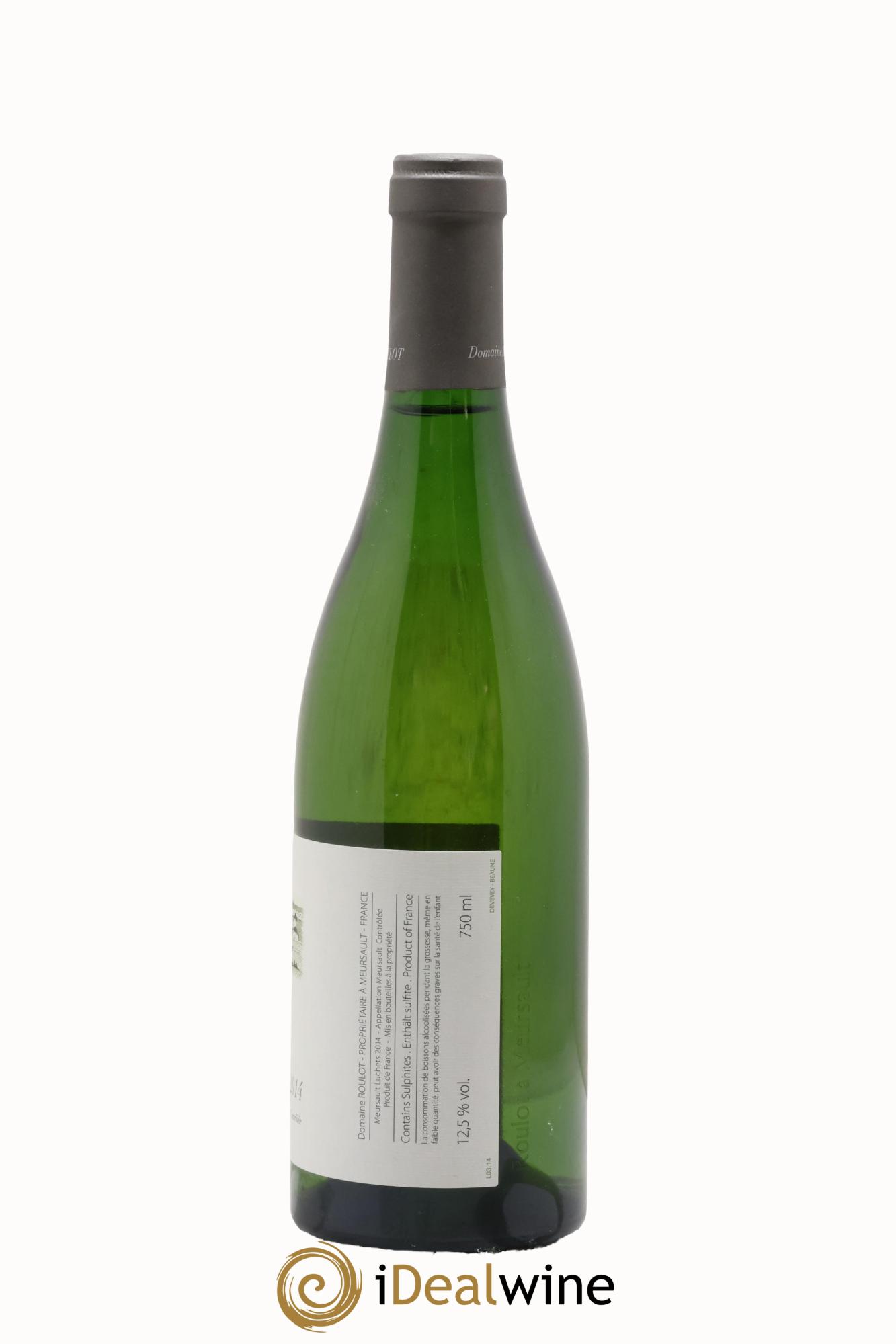 Meursault Luchets Roulot (Domaine) 2014 - Lot de 1 bouteille - 1