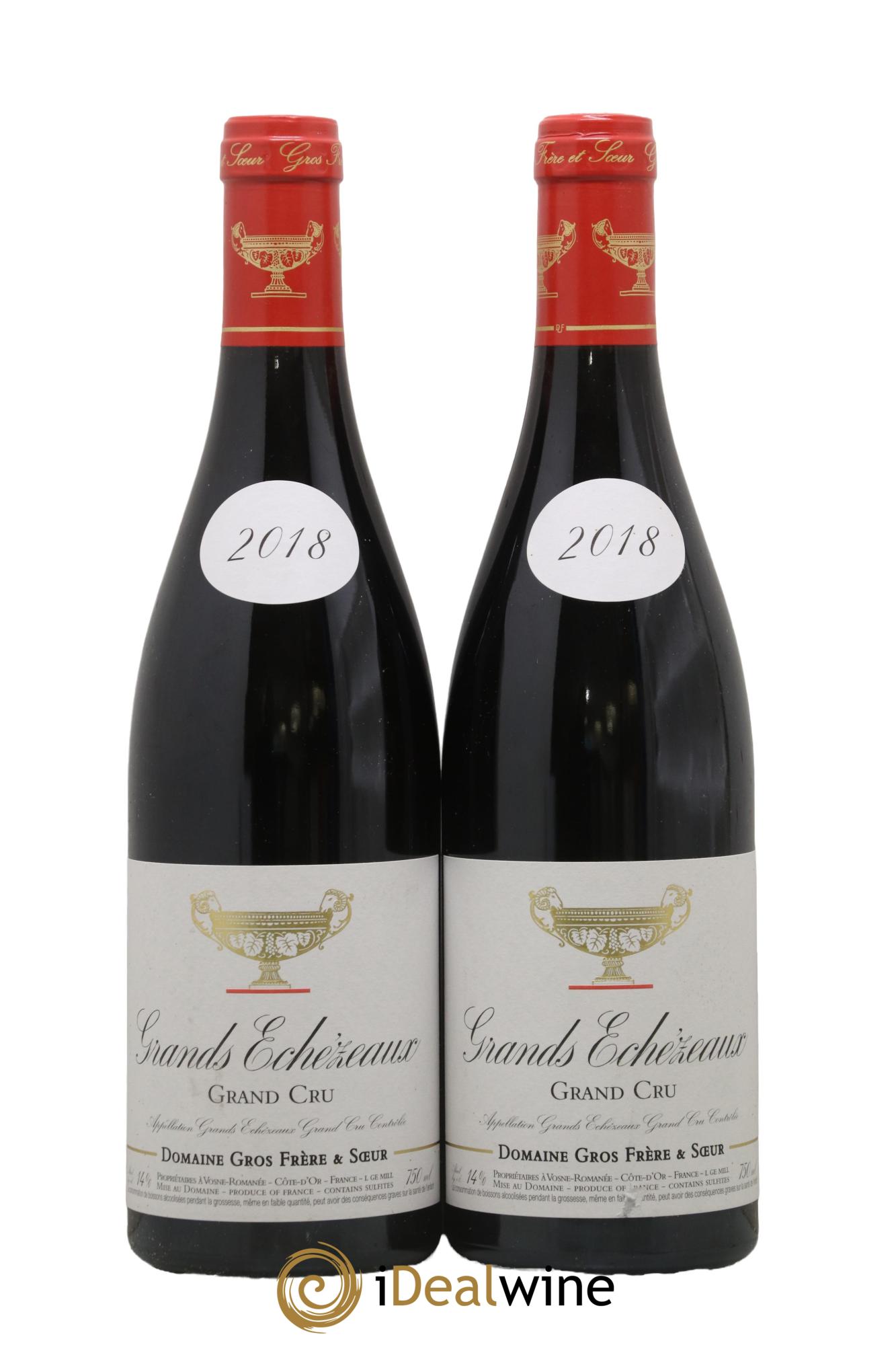 Grands-Echezeaux Grand Cru Gros Frère & Soeur 2018 - Posten von 2 Flaschen - 0