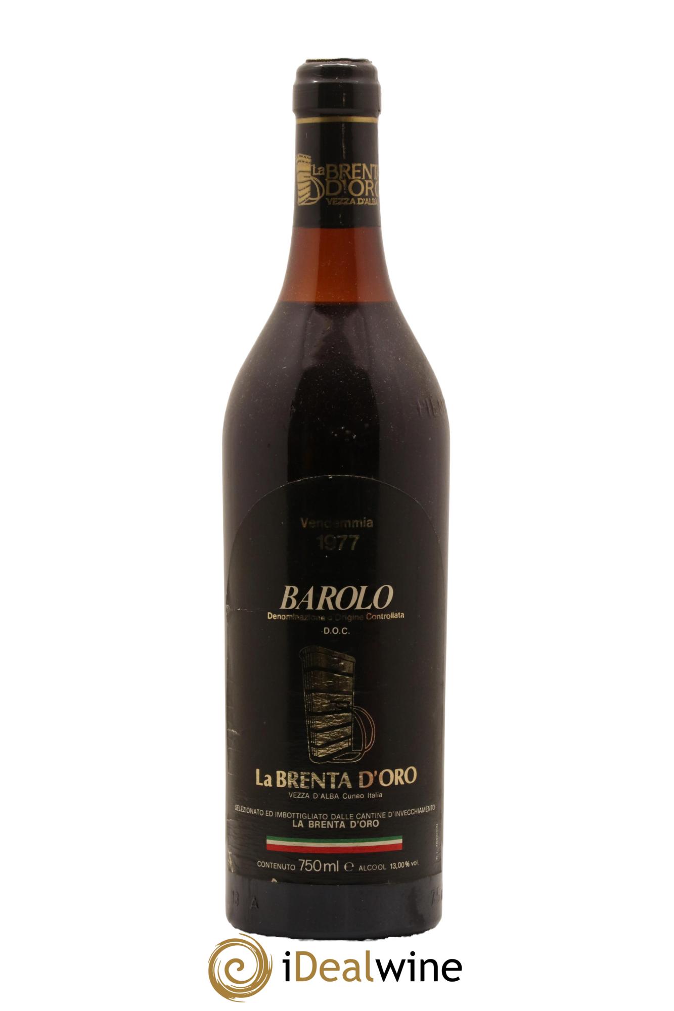 Barolo La Brenta d Oro 1977 - Lot de 1 bouteille - 0