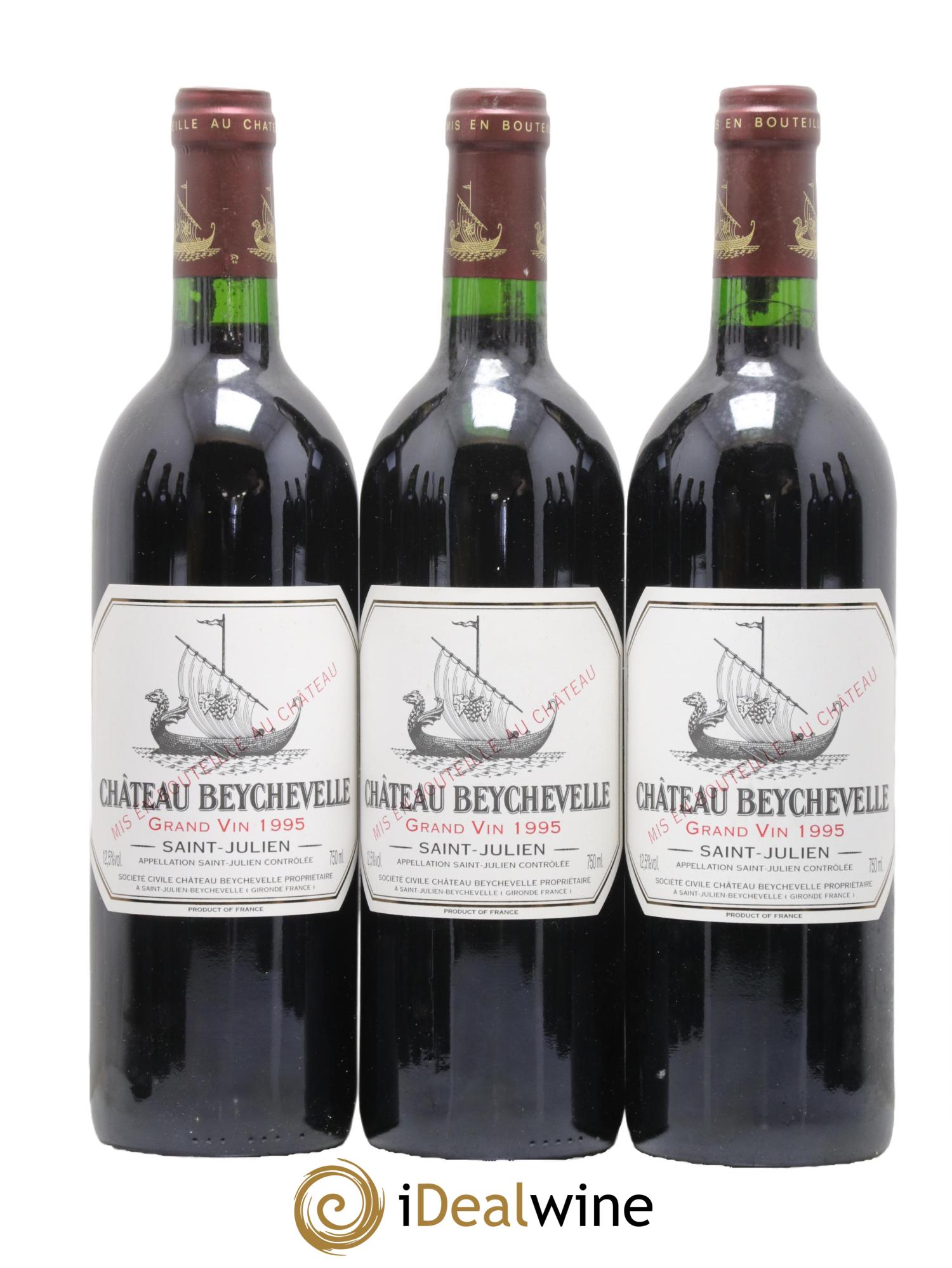 Château Beychevelle 4ème Grand Cru Classé 1995 - Lot de 12 bouteilles - 2
