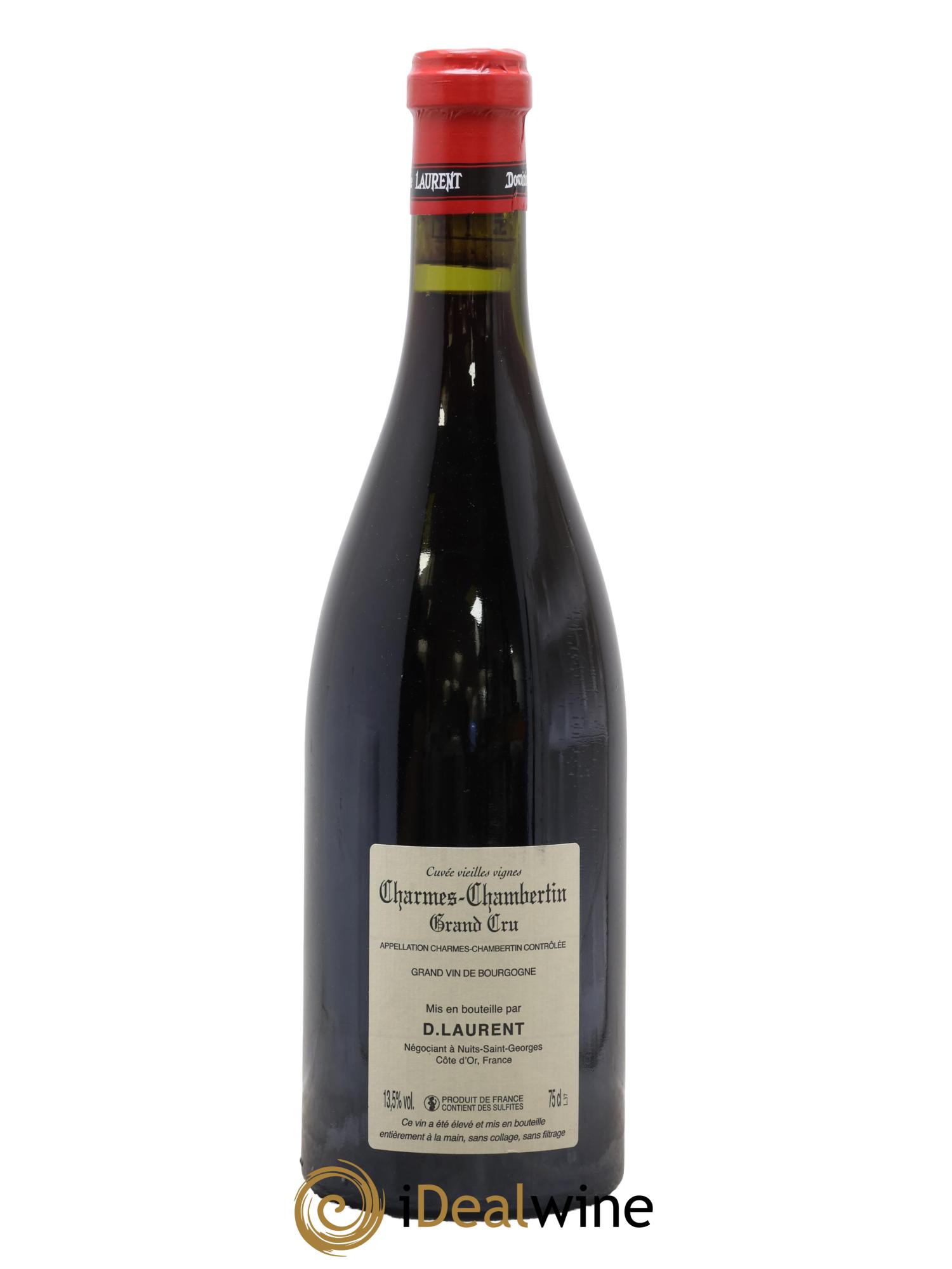 Charmes-Chambertin Grand Cru Vieilles Vignes Dominique Laurent 2019 - Lot de 1 bouteille - 1