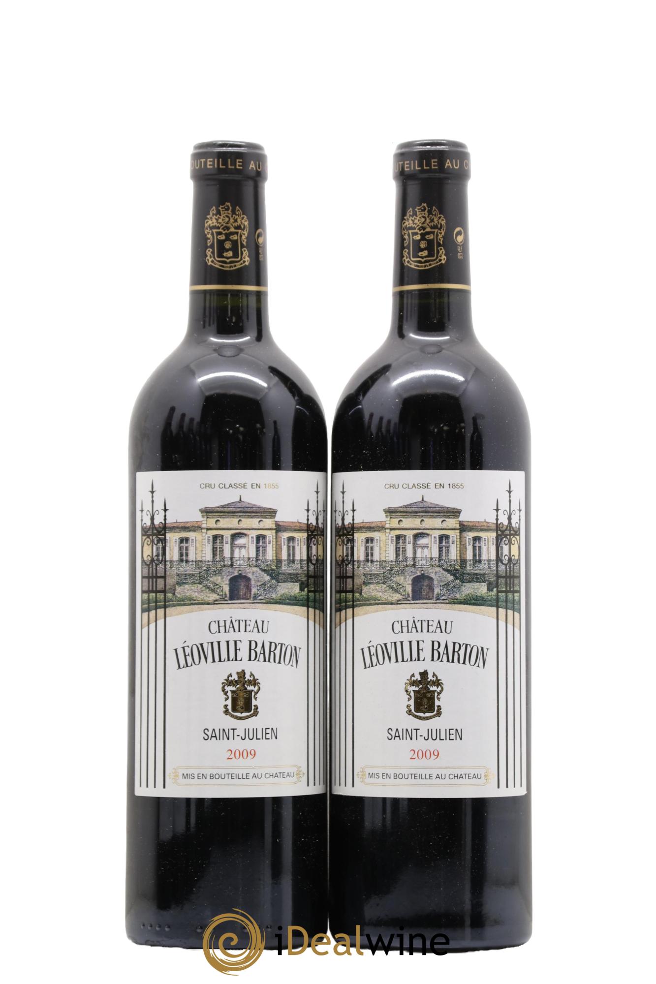 Château Léoville Barton 2ème Grand Cru Classé 2009 - Lot de 2 bouteilles - 0
