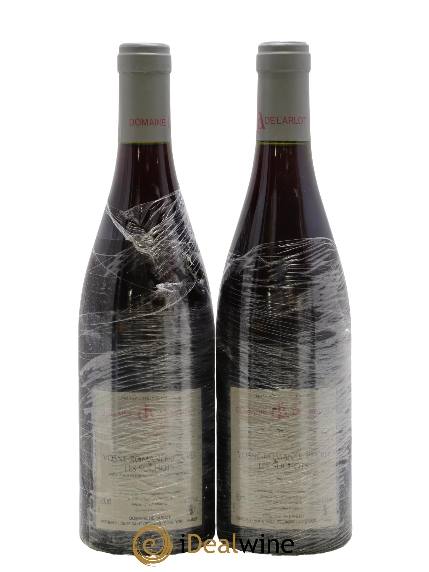 Vosne-Romanée 1er Cru Les Suchots Domaine de l'Arlot 2010 - Lotto di 2 bottiglie - 1
