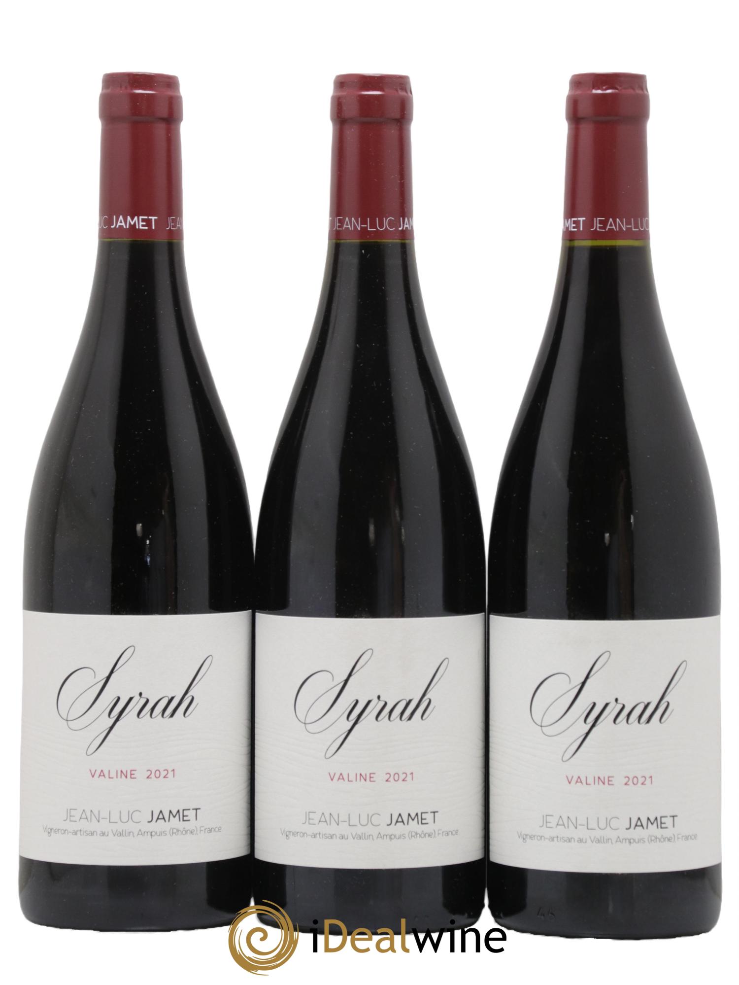 Collines Rhodaniennes Valine Domaine Jean Luc Jamet 2021 - Lot de 3 bouteilles - 0