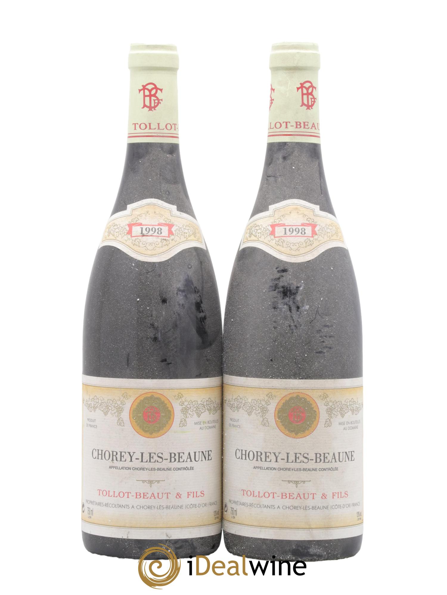 Chorey-lès-Beaune Tollot Beaut (Domaine) 1998 - Lot de 2 bouteilles - 0