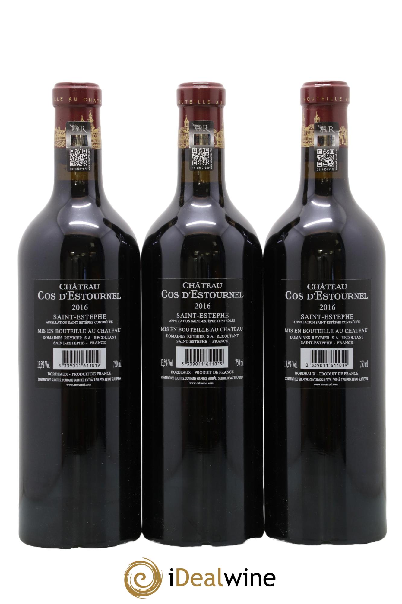 Cos d'Estournel 2ème Grand Cru Classé 2016 - Lot de 6 bouteilles - 4