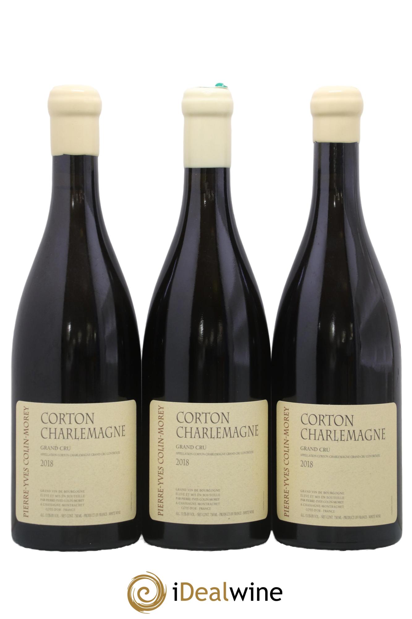 Corton-Charlemagne Grand Cru Pierre-Yves Colin Morey 2018 - Lot de 3 bouteilles - 0