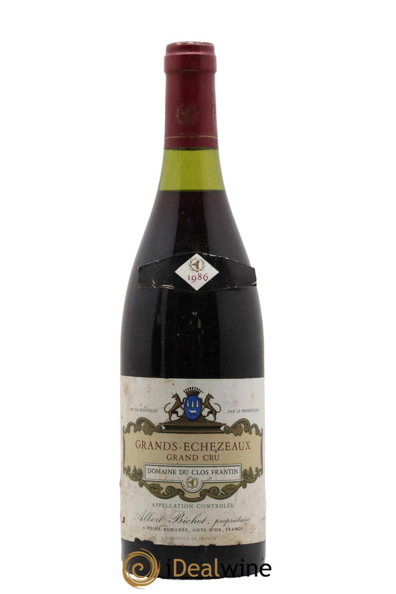 Grands-Echezeaux Grand Cru Clos Frantin - Albert Bichot 1986 - Lot de 1 bouteille - 0
