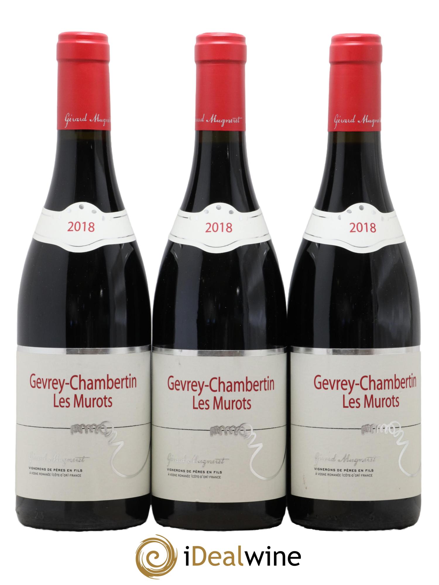 Gevrey-Chambertin Les Murots Domaine Gérard Mugneret 2018 - Lot de 3 bouteilles - 0