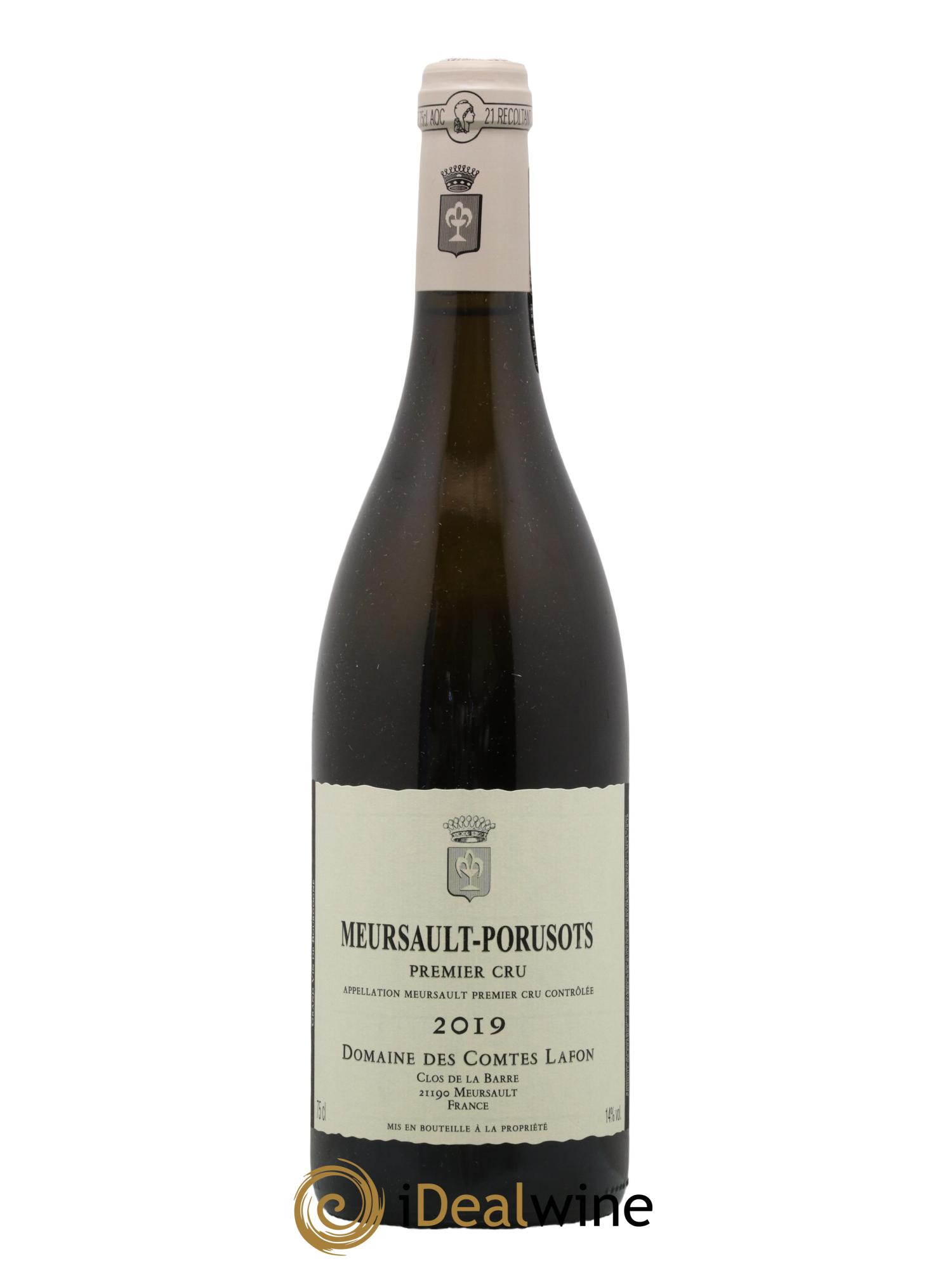 Meursault 1er Cru Porusots Comtes Lafon (Domaine des) 2019 - Lot de 1 bouteille - 0
